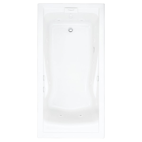Evolution® 72 x 36-Inch Deep Soak® Drop-In Bathtub With EverClean® Hydromassage System