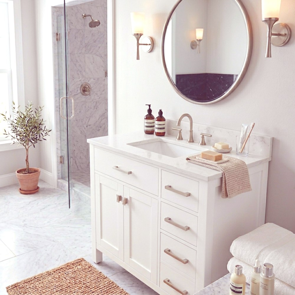 Neeson 36 Inch Birch and Oak Vanity