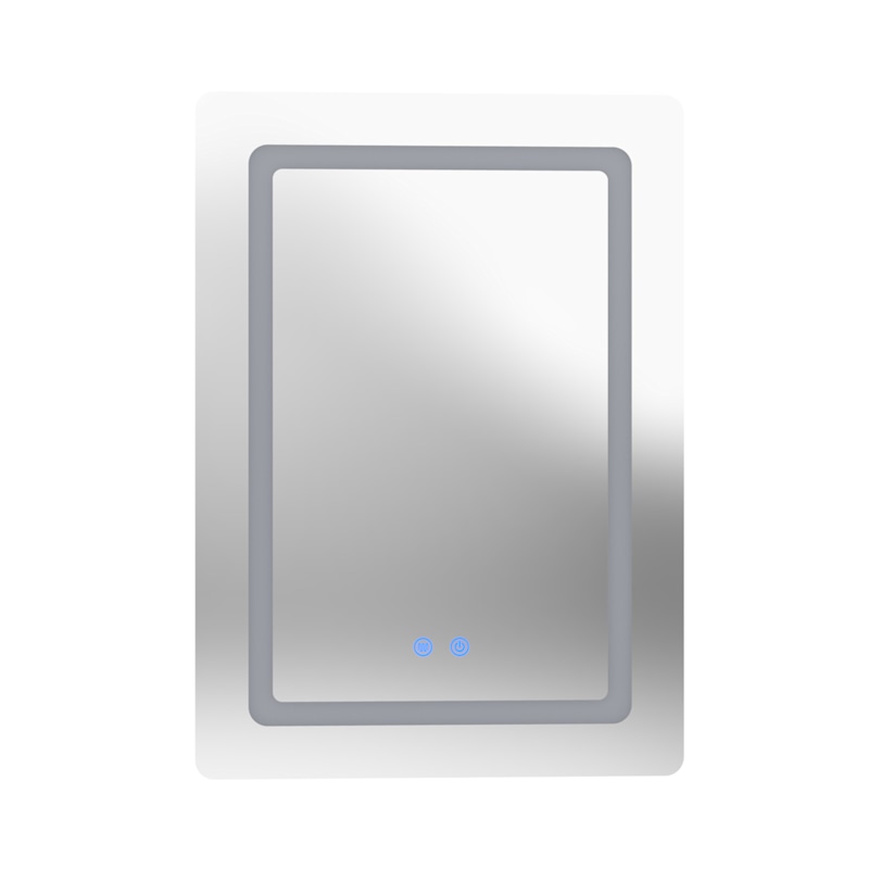Orionis 20 by 28 Inch Rectangle Lighted Mirror with Anti-Fog