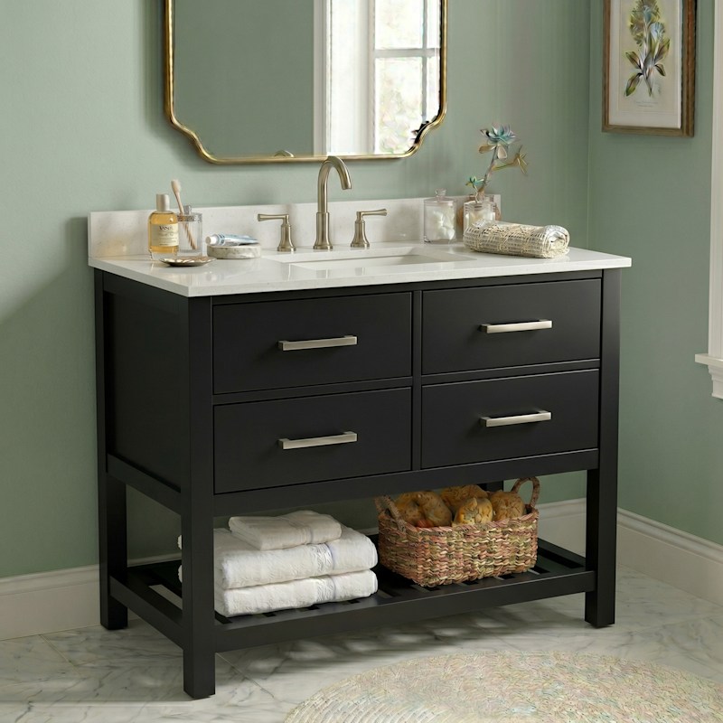 Holden 36 Inch Birch and Oak Console Vanity