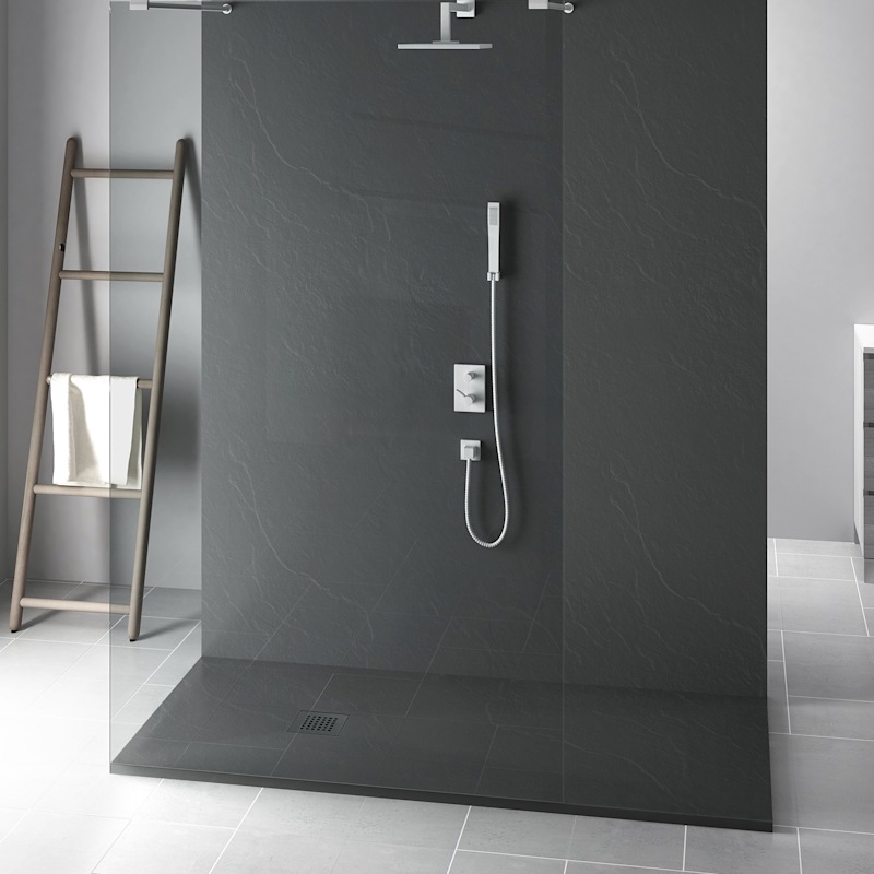 Anthracite Slate Stone Shower Pan