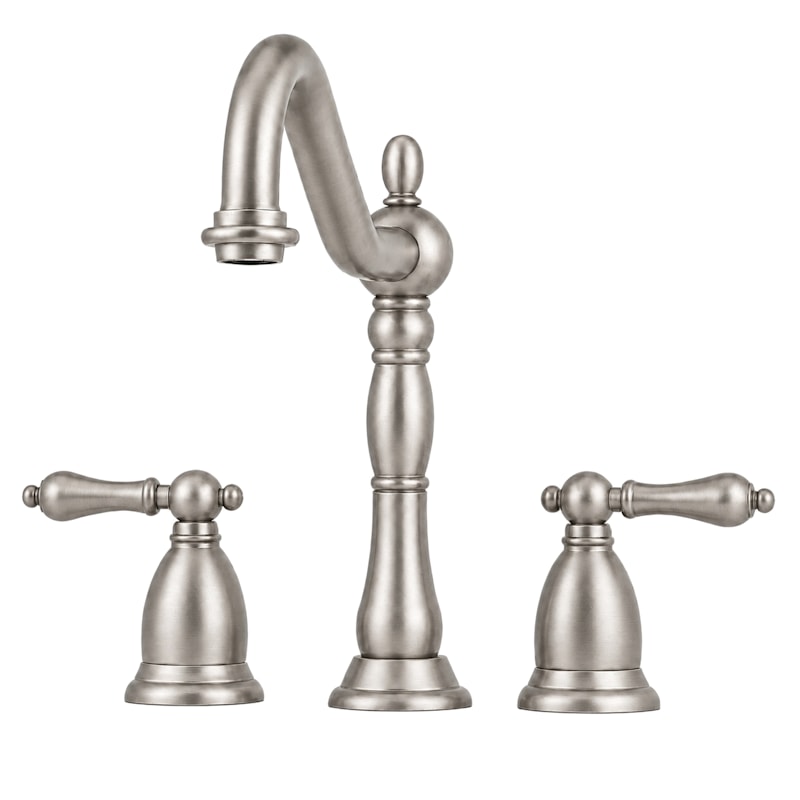 Ashford Widespread Bathroom Sink Faucet - Metal Lever Handles