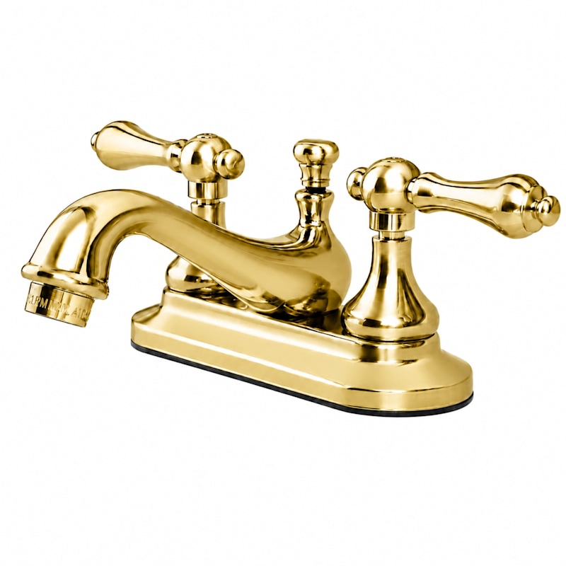 Charlotte Centerset Bathroom Sink Faucet - Metal Lever Handles
