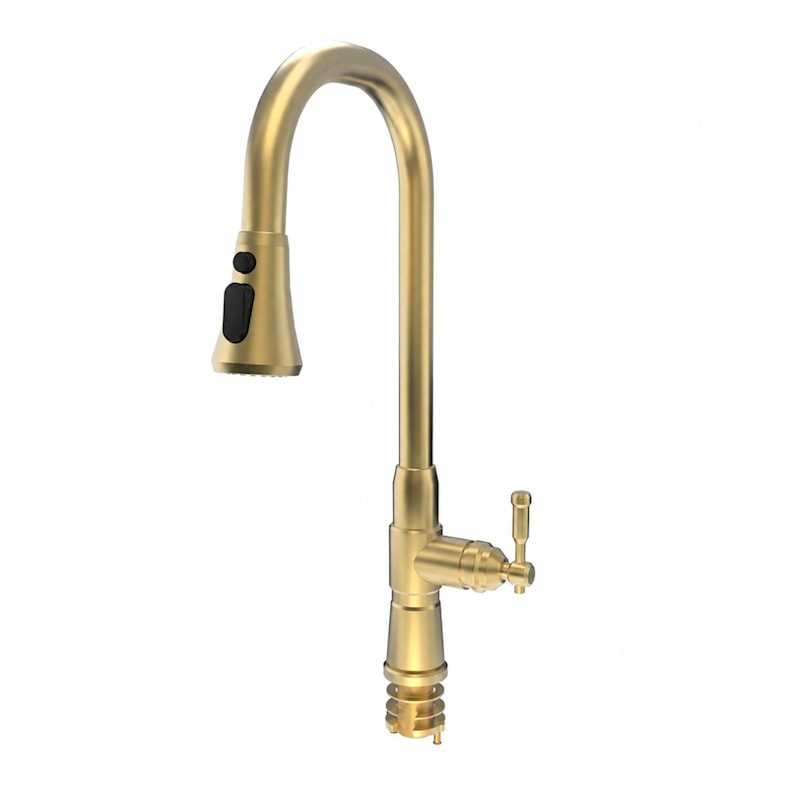 Kitchen Faucet With Pull Down Spring Spout