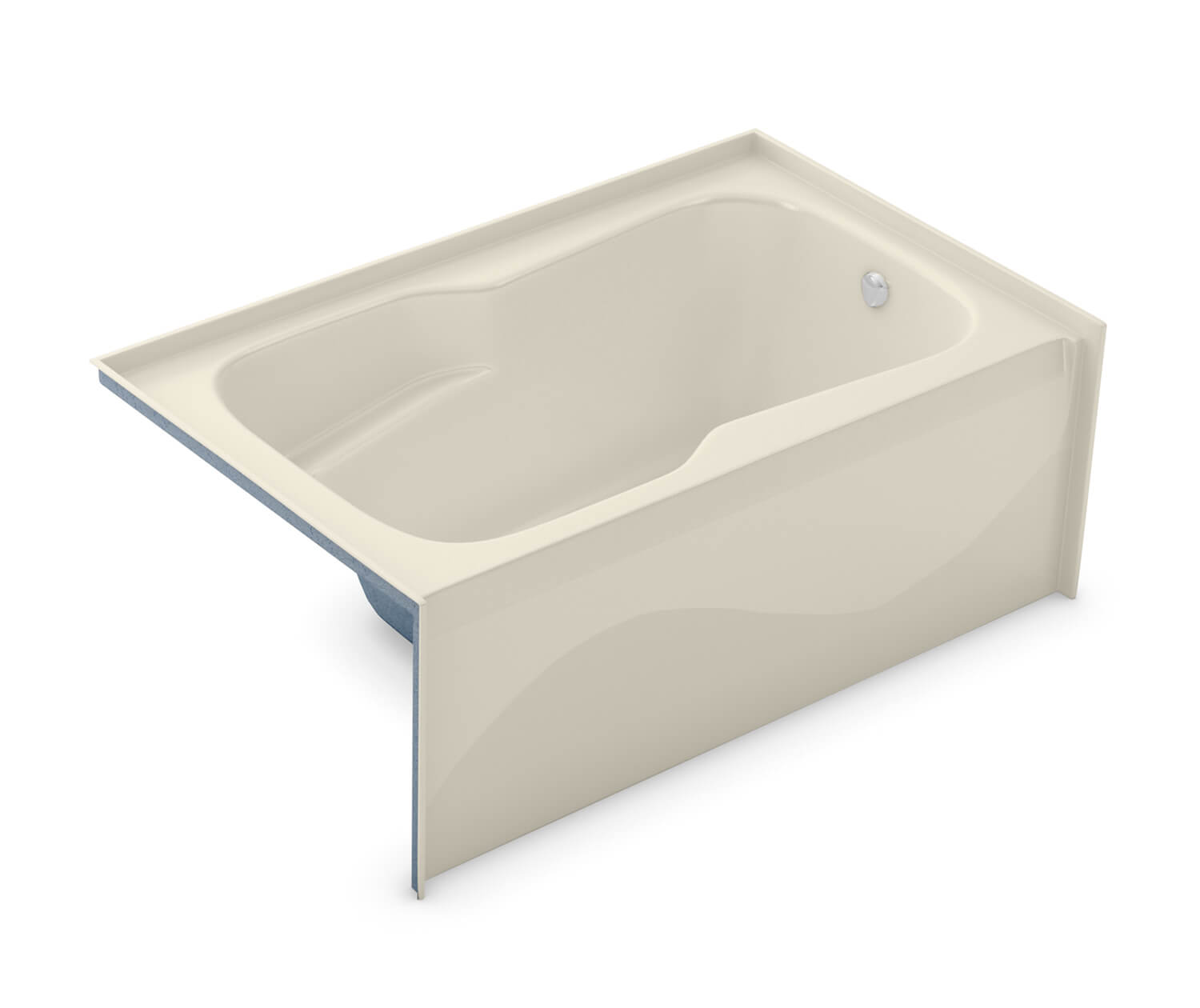 SBA-3660 AFR AcrylX Alcove Right-Hand Drain Bath in Sterling Silver | Bathtub, Aker en SBA-3660 AFR AcrylX Alcove Right-Hand Drain Bath in Sterling Silver | Bathtub, Aker en