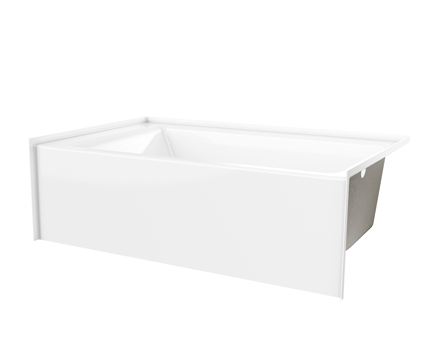 SMIN-3660 AcrylX Alcove Left-Hand Drain Bath in White | Bath, Aker en