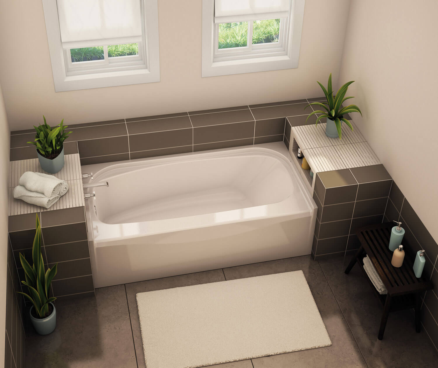 Halo 56 ½-59 x 59 in. 8 mm Sliding Tub Door for Alcove