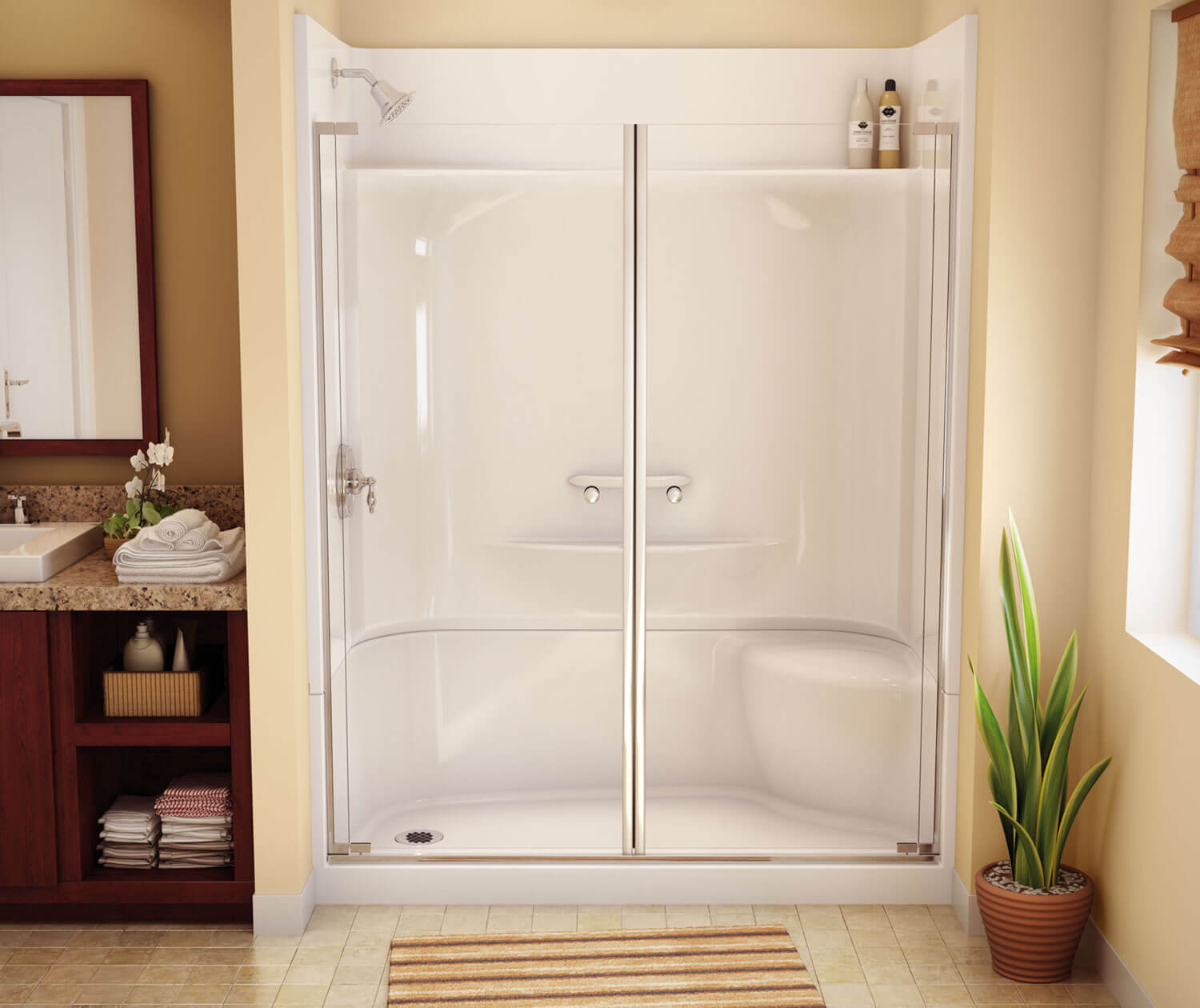 MAAX Connect X 72 Mm Sliding Shower Door For Alcove