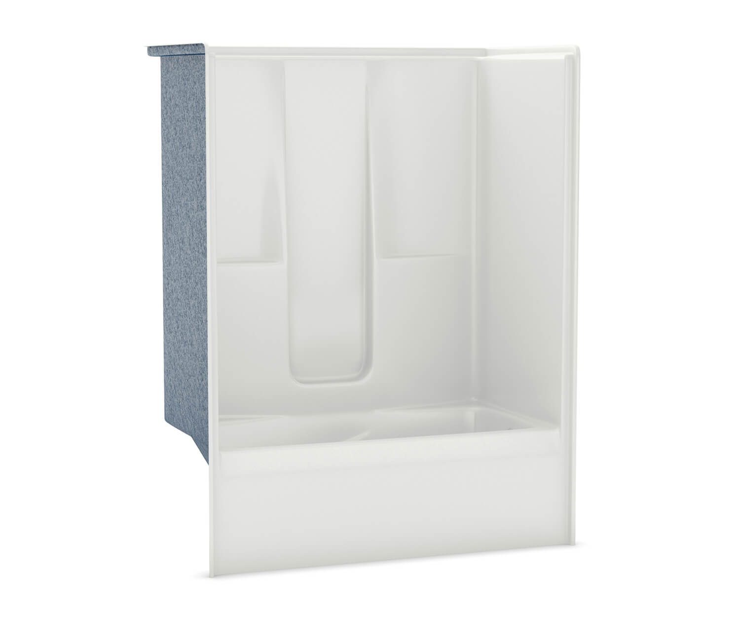 SBW-3360 AFR AcrylX Alcove Right-Hand Drain One-Piece Tub Shower 