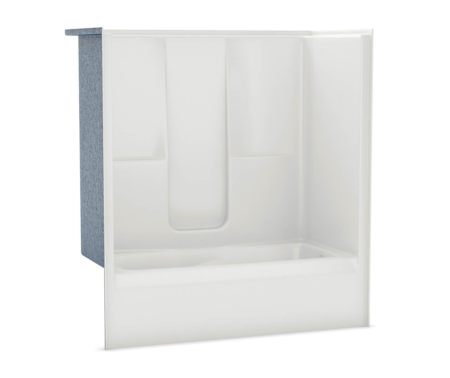 SBW-3672 AcrylX Alcove Left-Hand Drain One-Piece Tub Shower in SBW-3672 AcrylX Alcove Left-Hand Drain One-Piece Tub Shower in