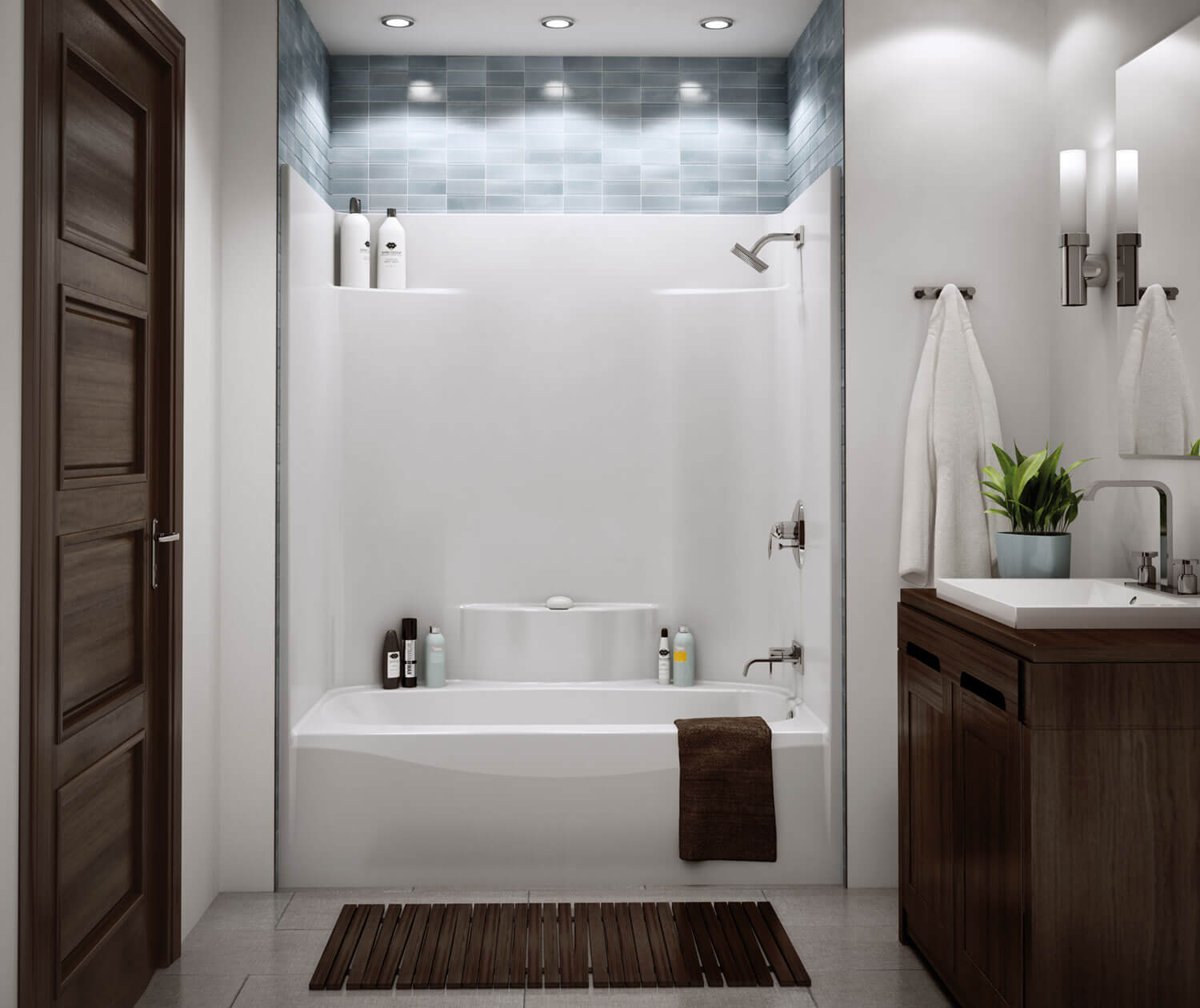 alcove bathtub shower