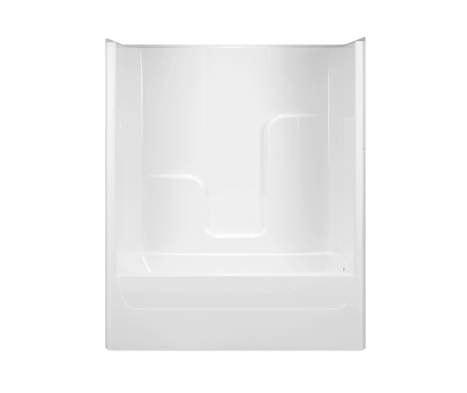 G 6063 TS 60 x 36 AcrylX Alcove One-Piece Whirlpool Tub Shower