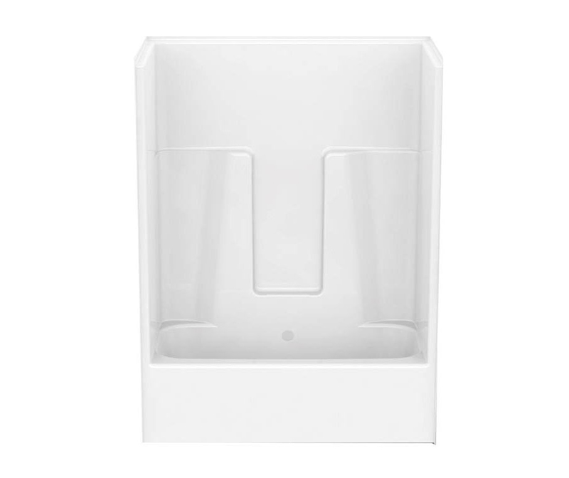 2543GC 54 x 29 AcrylX Alcove Center Drain One-Piece Tub Shower in