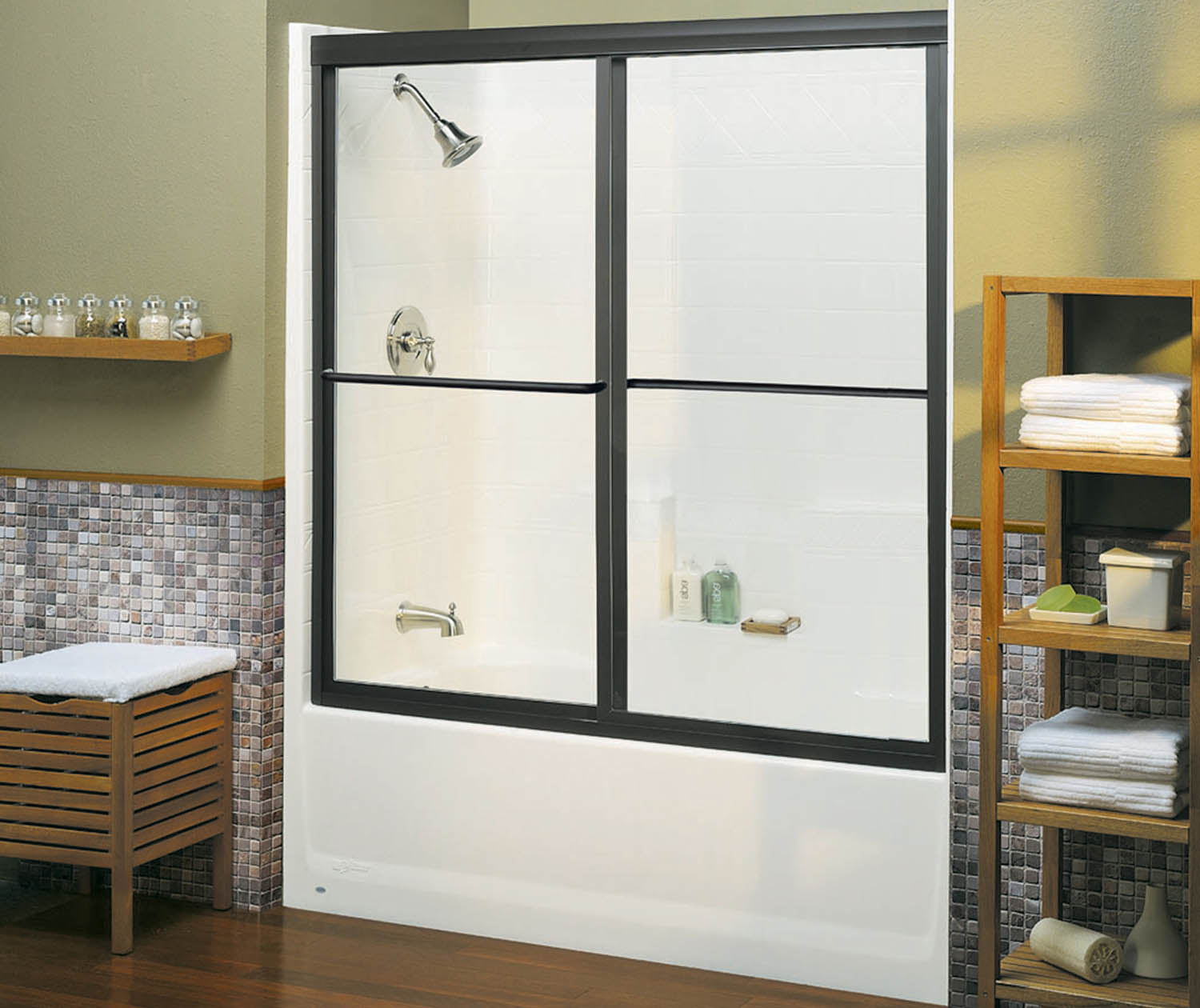 2603DTM AFR 60 x 32 AcrylX Alcove Right-Hand Drain One-Piece Tub