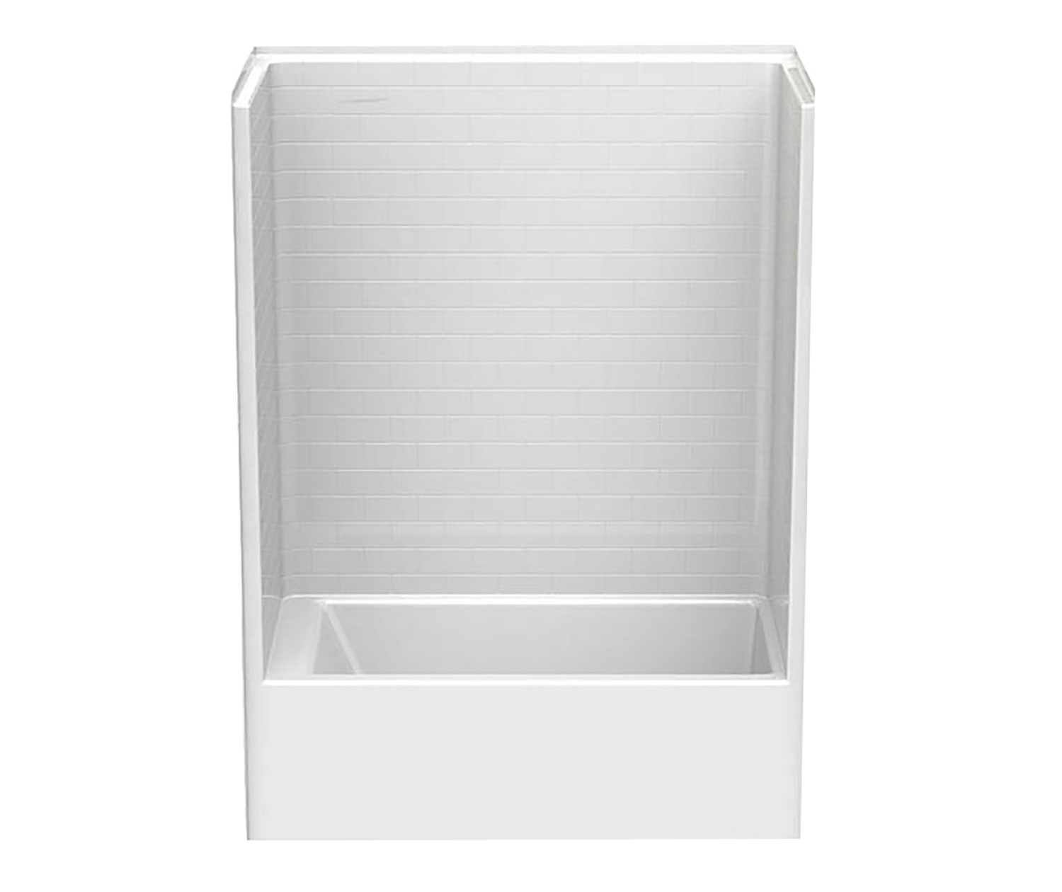 【送料無料/新品】 6036STTM AFR 60 x 36 AcrylX Alcove Left-Hand Drain One-Piece RestroomFixtures
