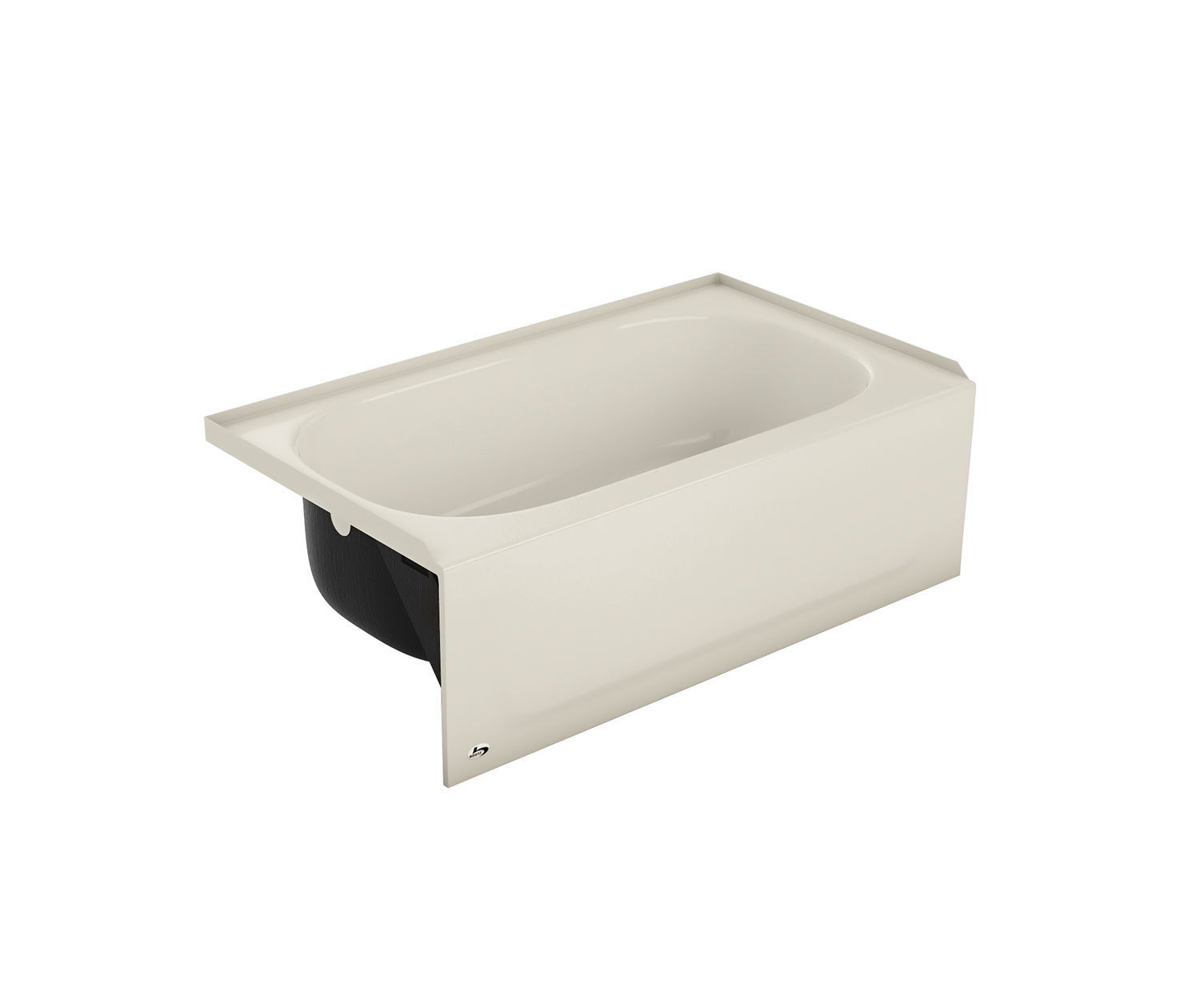 Americast by Bootz 46.5 x 27 Porcelain Enamel Alcove Bathtub