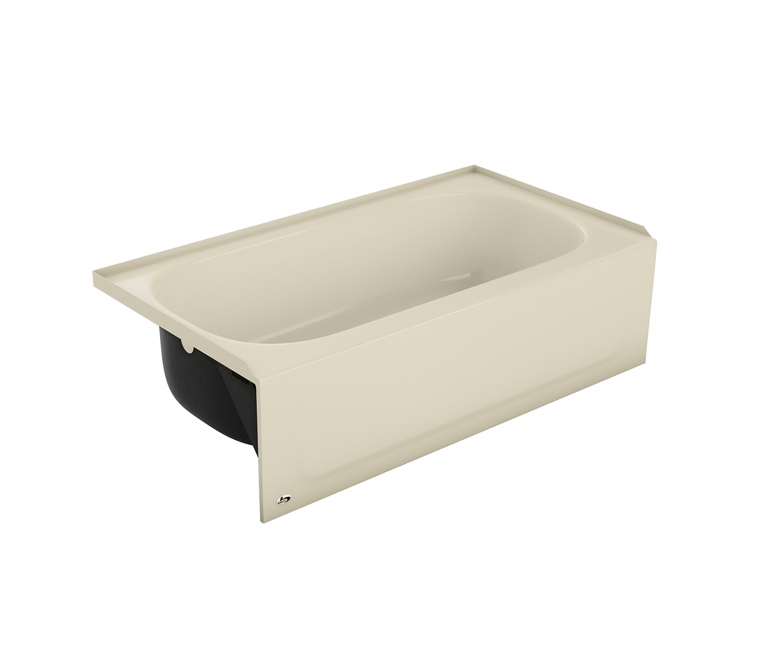 Americast by Bootz 54 x 30 Porcelain Enamel Alcove Bathtub