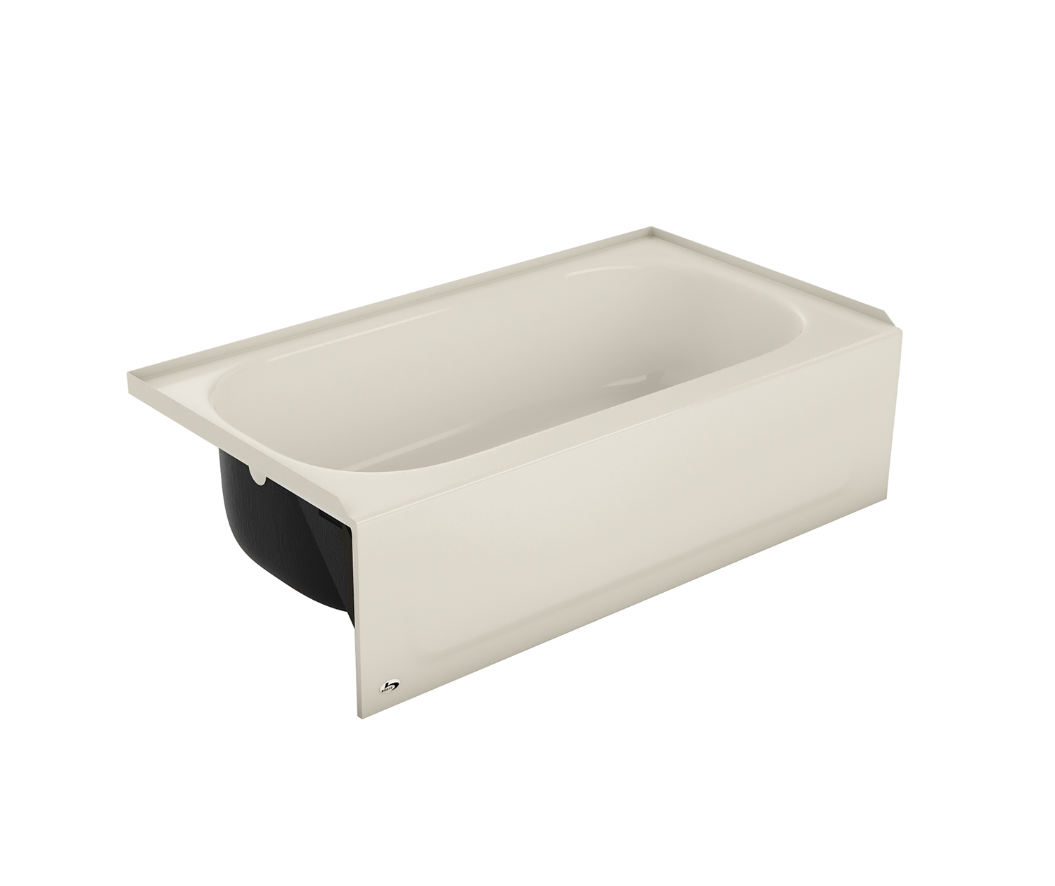 Americast by Bootz 54 x 30 Porcelain Enamel Alcove Bathtub
