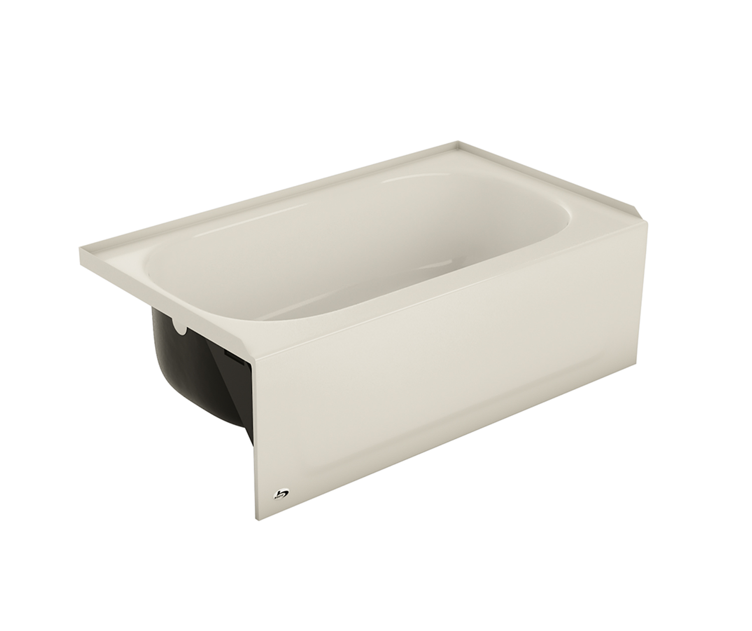 Honolulu 46 1/2" x 27 Porcelain Enamel Alcove Bathtub