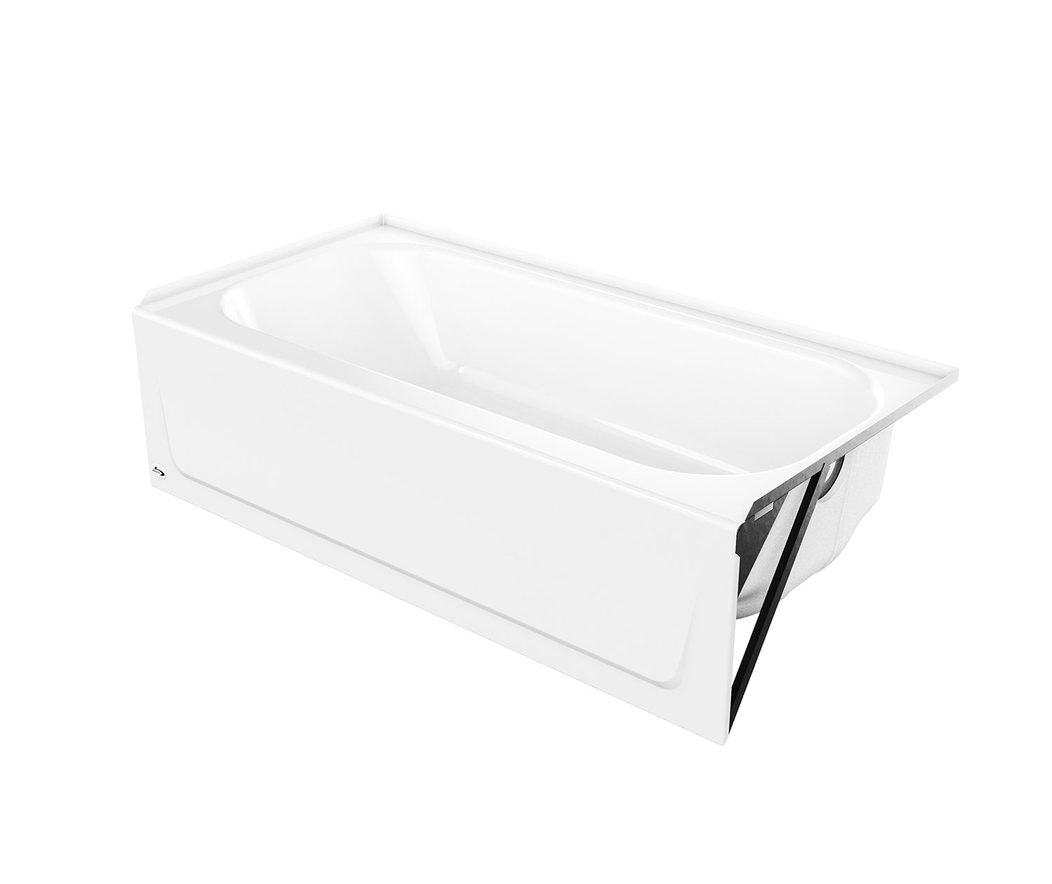 BootzCast AFR 60 x 30 Porcelain Enamel Alcove Bathtub