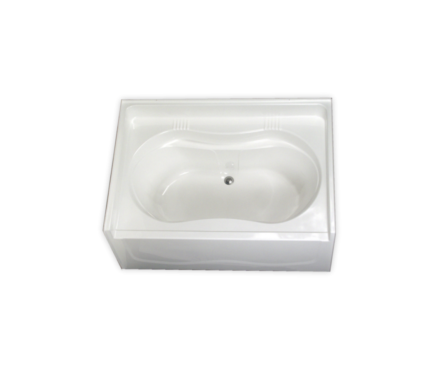 Center sale drain bathtub