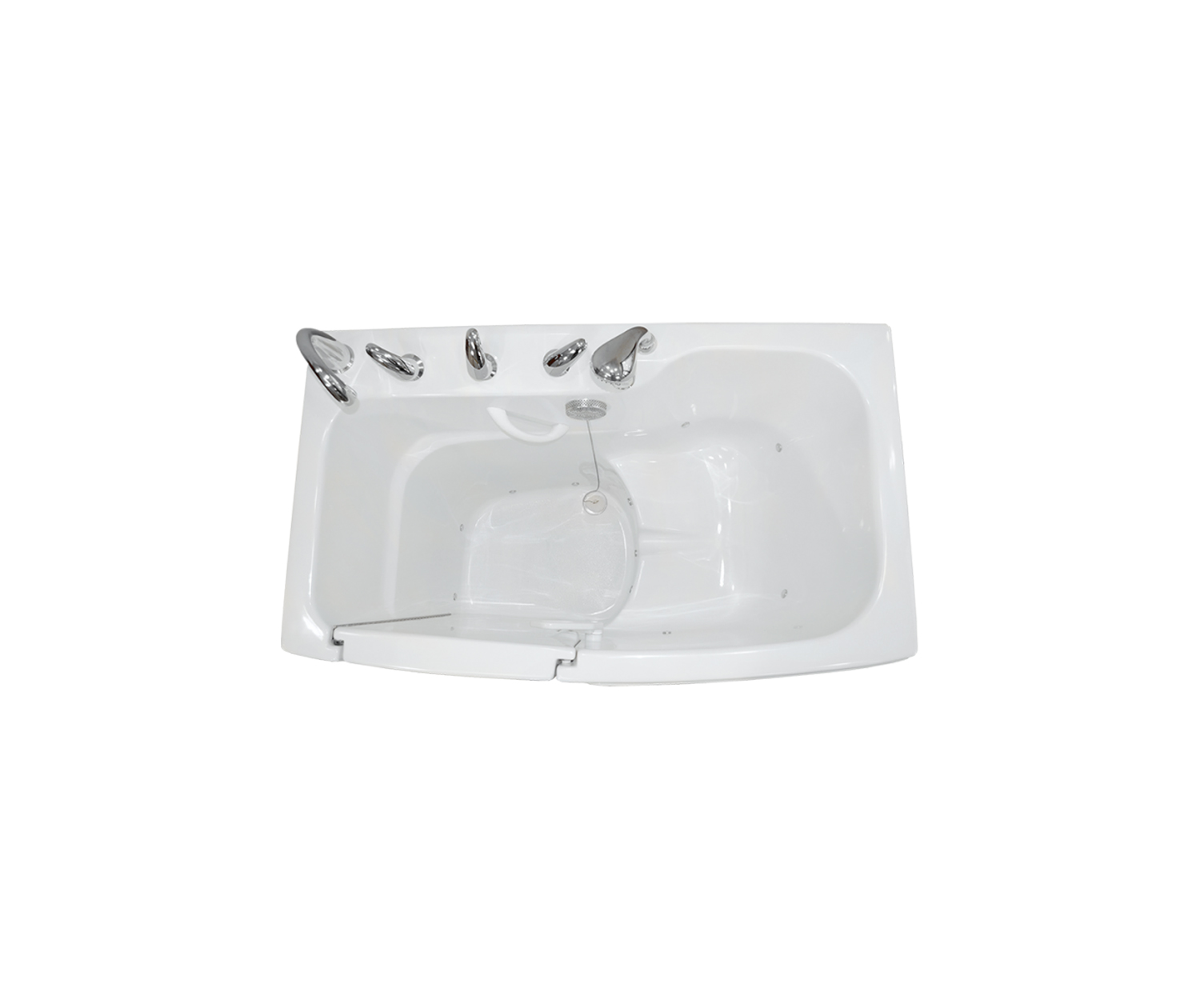 WT5029LSH 49.5 x 29 AcrylX Alcove Left-Hand Drain Bathtub in White 