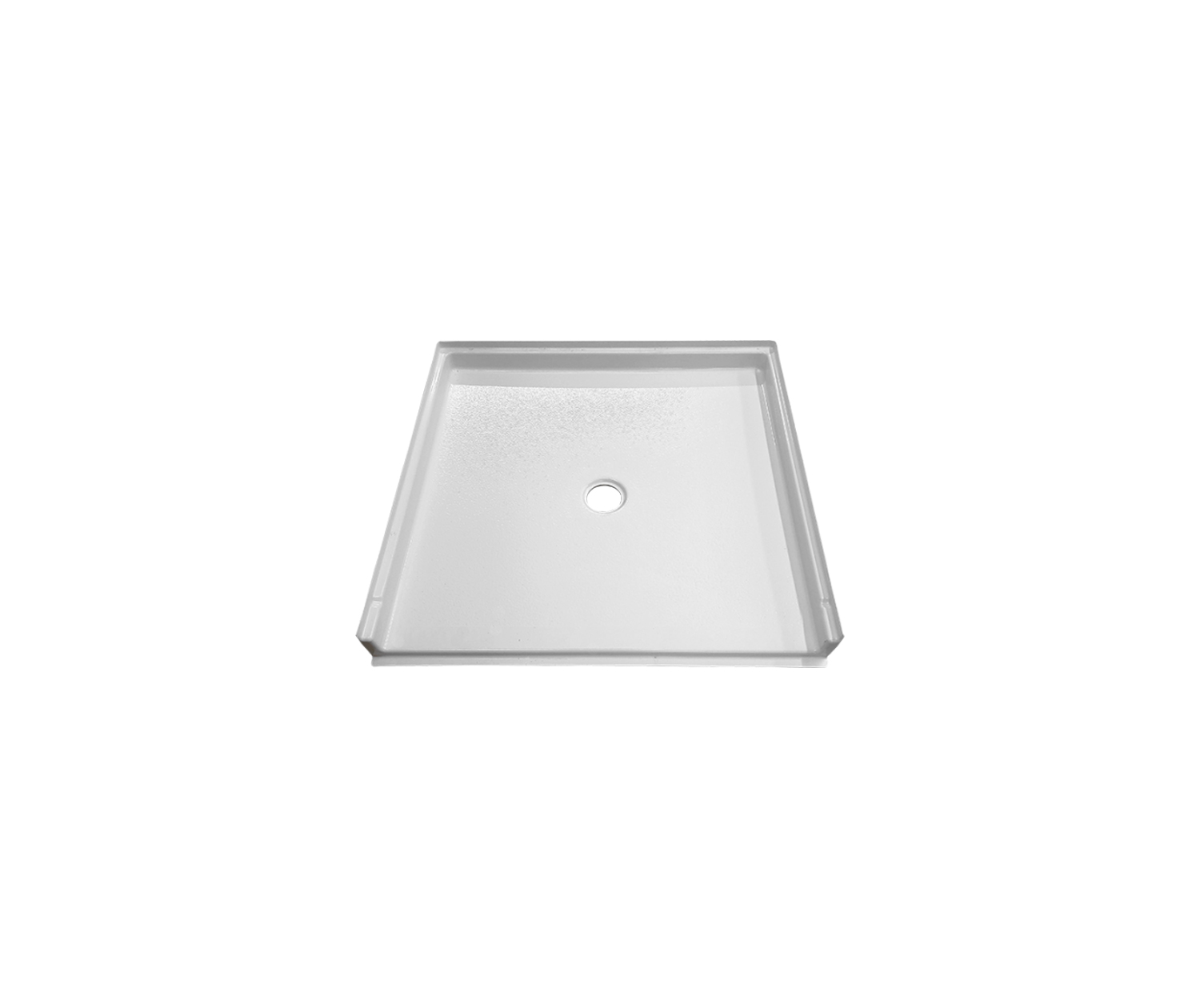 SP3838BF34 38 x 38 AcrylX Alcove Center Drain Shower Base in