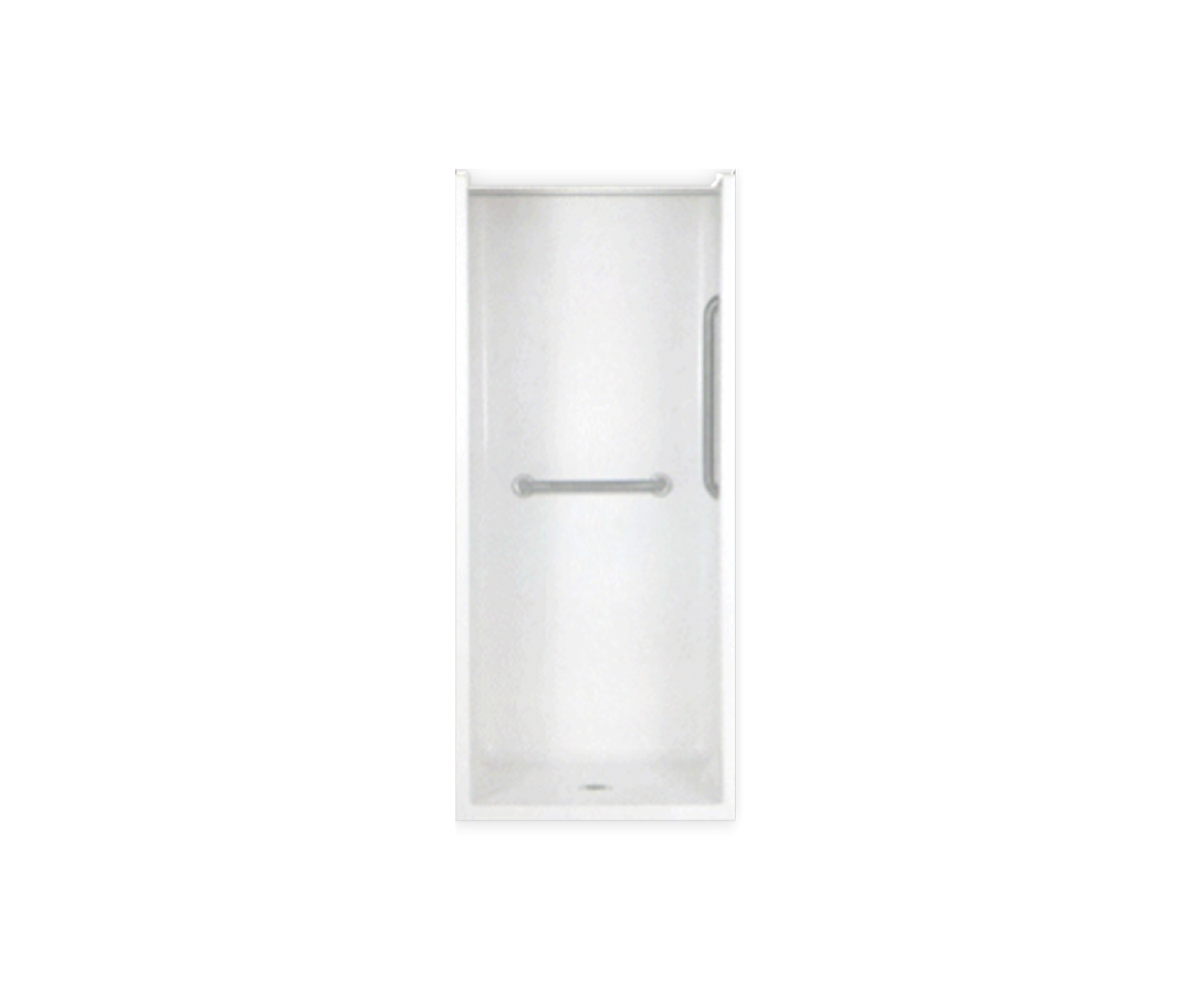 MP3636BF 36 x 36.75 AcrylX One-Piece Alcove Center Drain Shower in