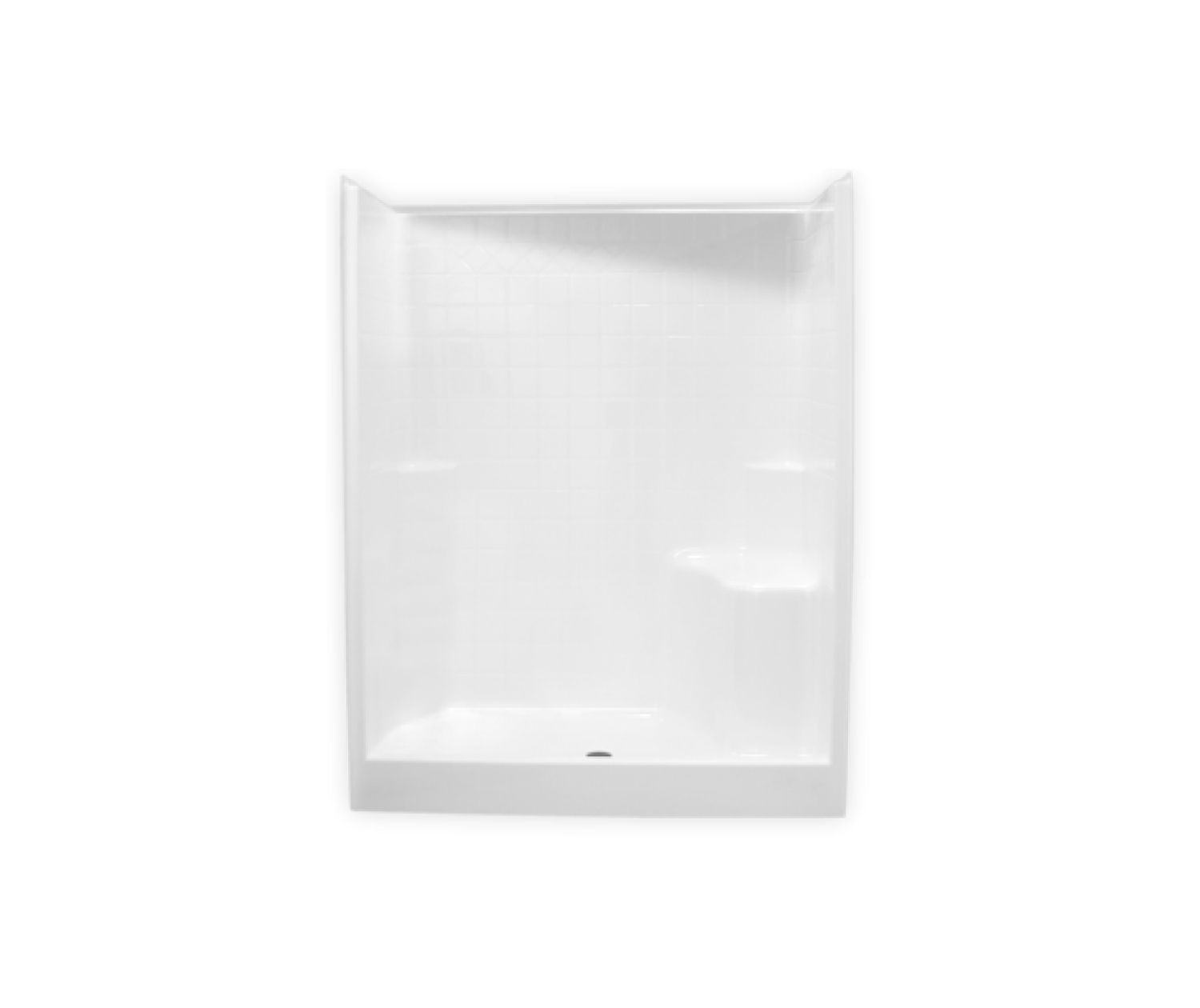 RE8060LX/S or RE8060RX/S 60 x 36 AcrylX One-Piece Alcove Center