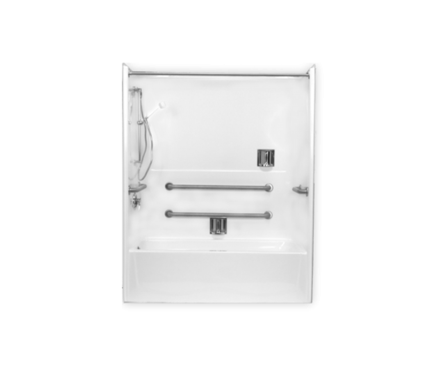 MP7911RX 60 x 33 AcrylX One-Piece Alcove Right-Hand Drain 