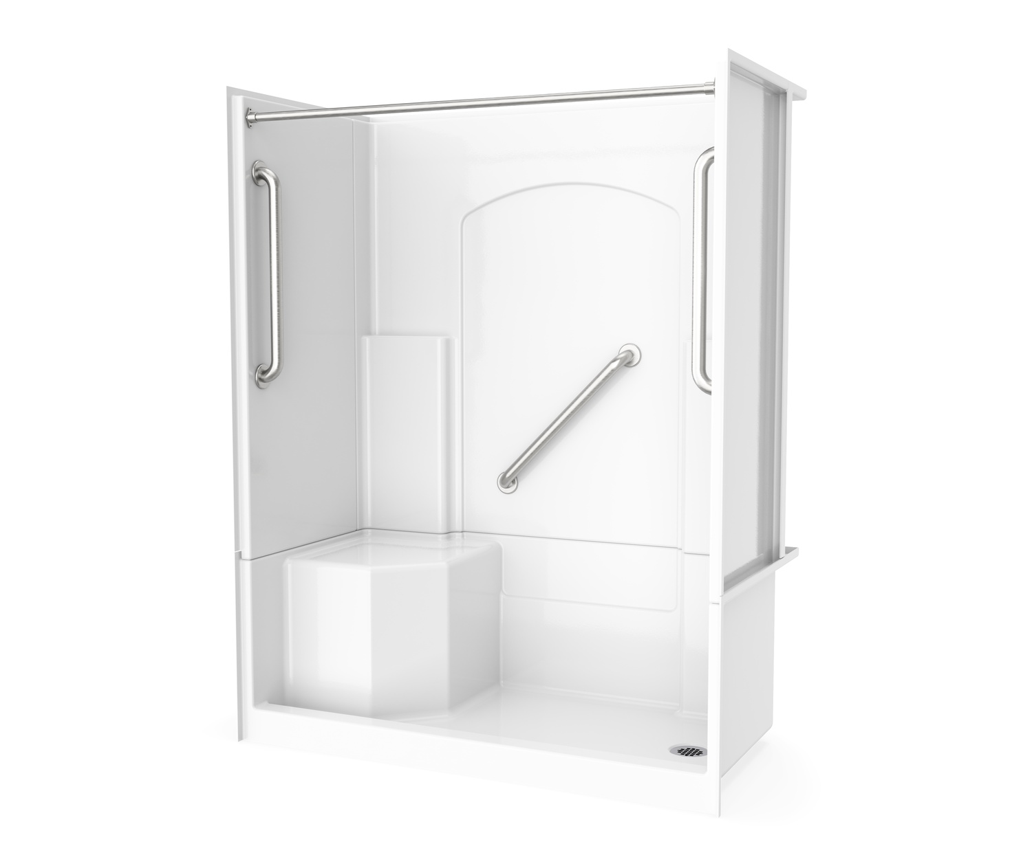 32 x 32 Shower kit with door, walls and base