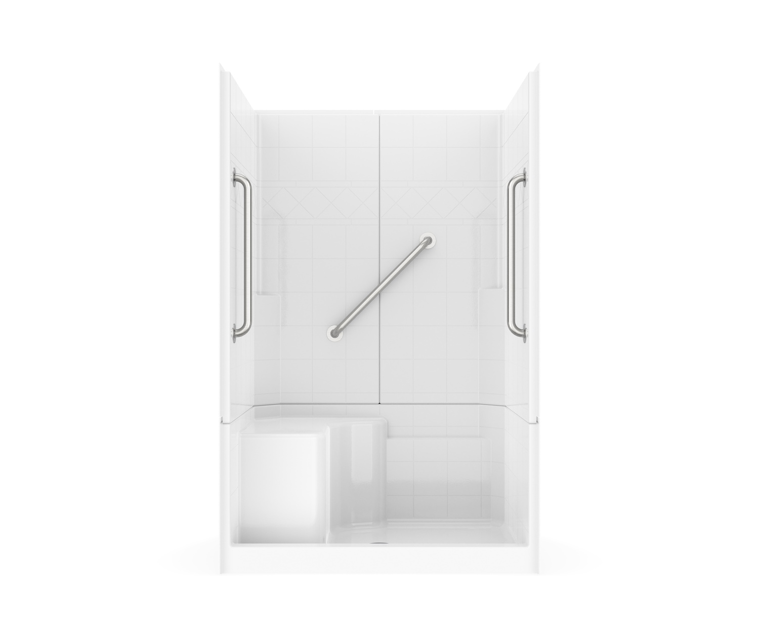 48 x 34 Fiberglass Shower Stall with Seat – M&L Mobile Home Supply