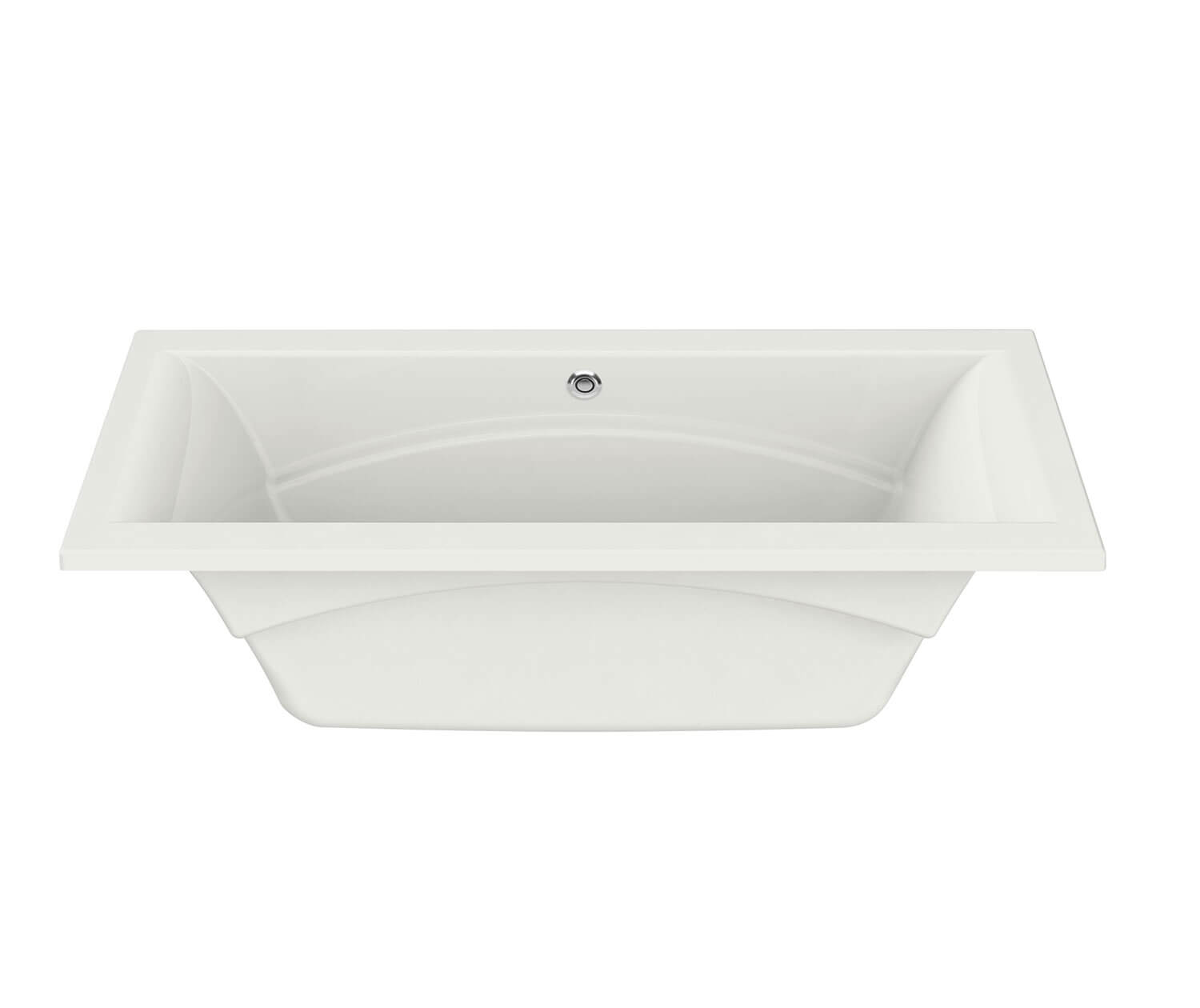 Optik 7242 Acrylic Undermount Center Drain Bathtub in White | Bath 