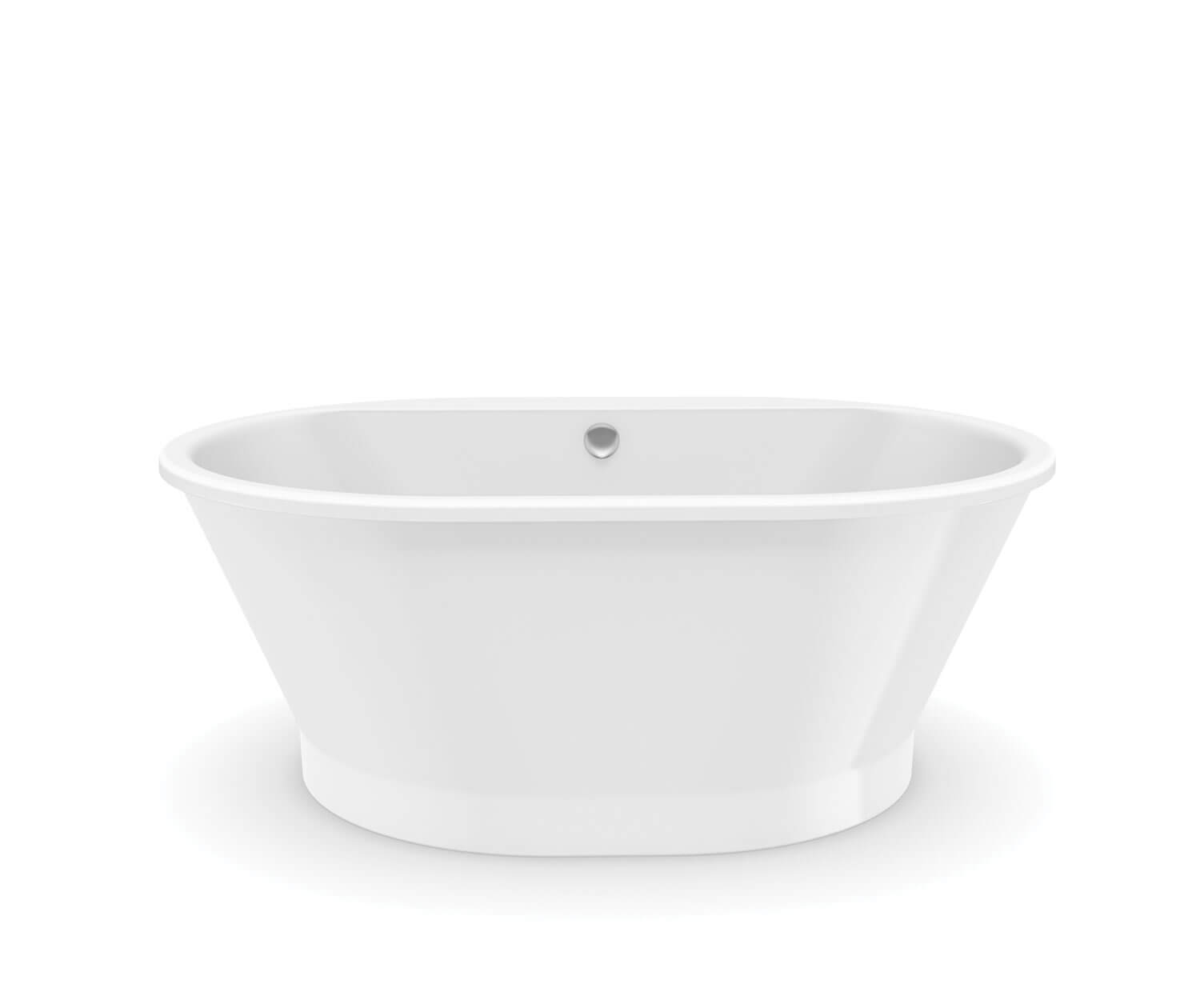 Brioso 6042 AcrylX Freestanding Center Drain Bathtub in White with White  Skirt | Bath, Maax en