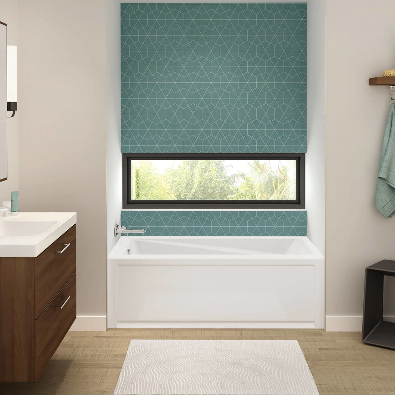Exhibit 6030 IFS Acrylic Alcove Left-Hand Drain Whirlpool Exhibit 6030 IFS Acrylic Alcove Left-Hand Drain Whirlpool