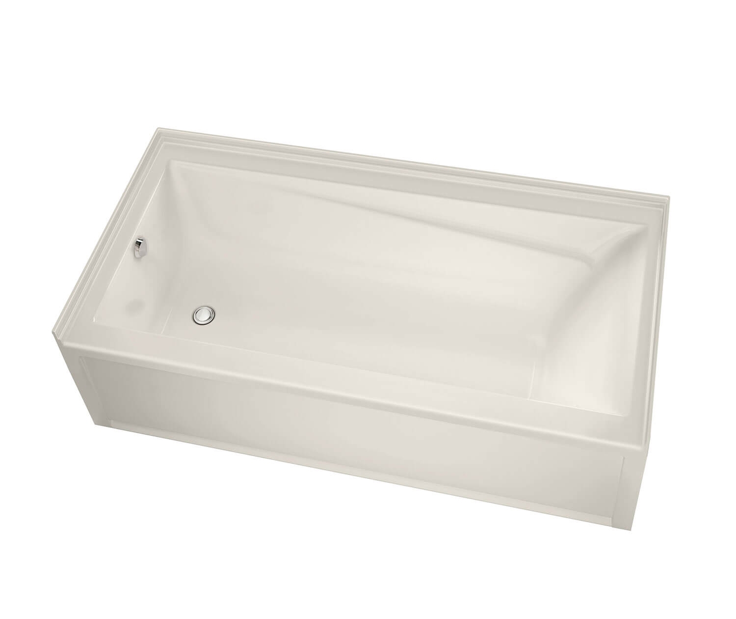 Exhibit 6030 IFS DTF Acrylic Alcove LeftHand Drain Bathtub in Biscuit