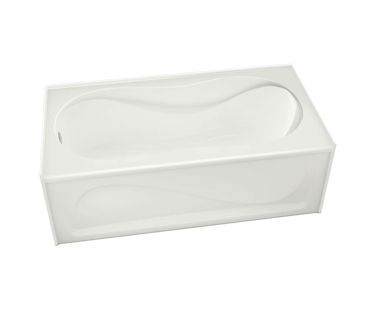 Cocoon 6030 IFS Acrylic Alcove Left-Hand Drain Bathtub in White 