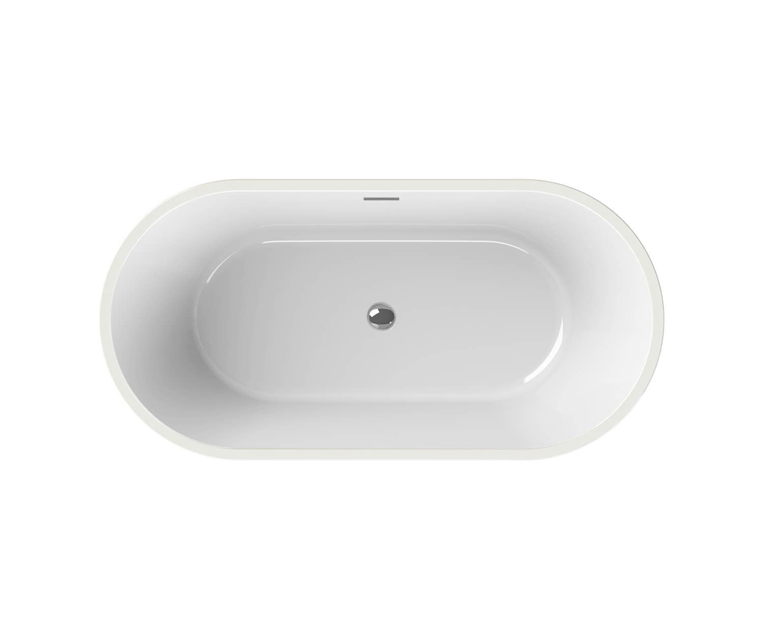 Louie 5829 Baignoire blanche autoportante avec jupe blanche en 