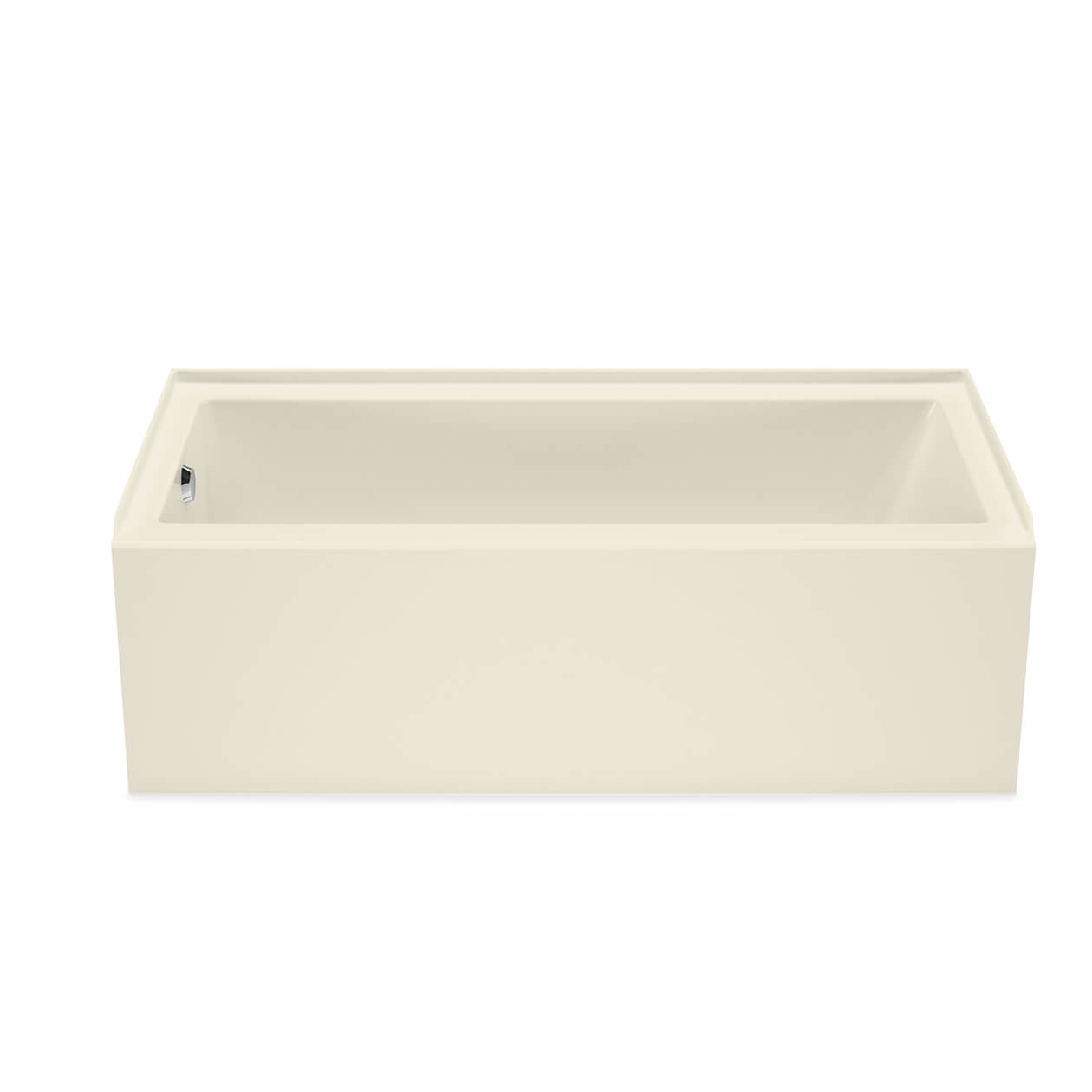 Bosca 6030 IFS Acrylic Alcove LeftHand Drain Bathtub in Bone Bath