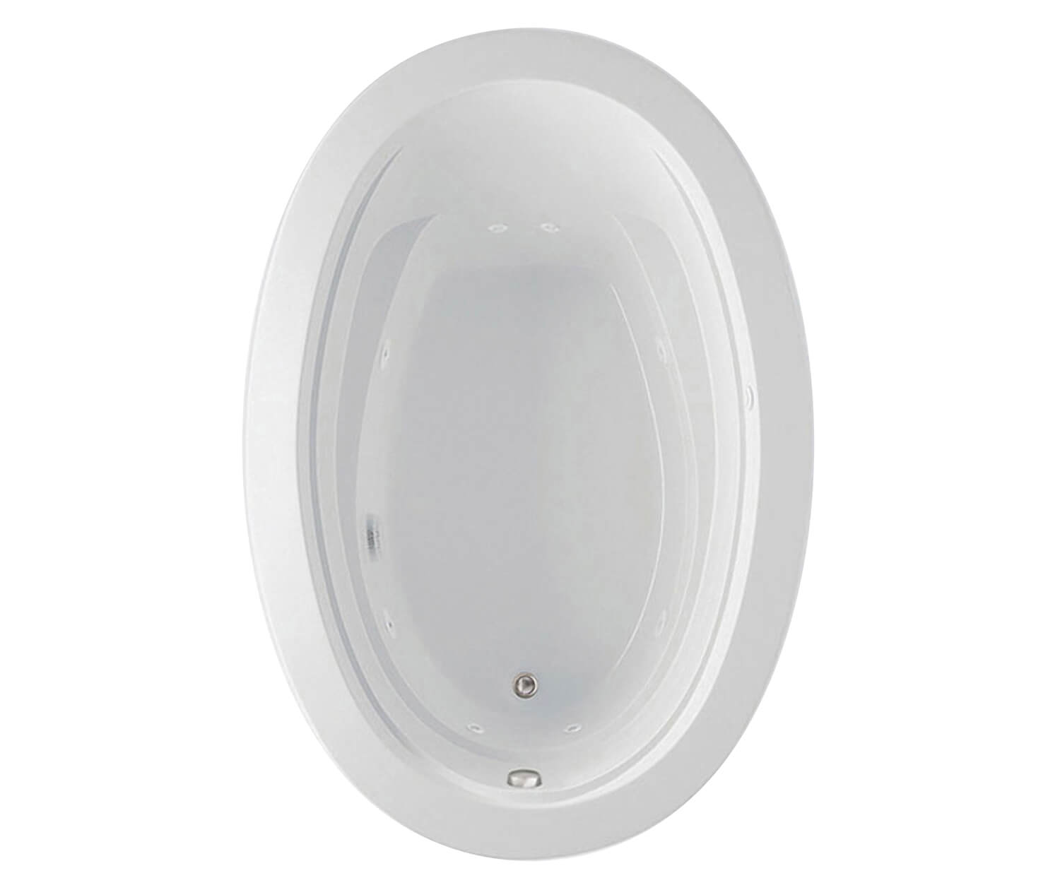 Arno 6040 Acrylic Drop-in End Drain Bathtub in White | Bath, Maax en
