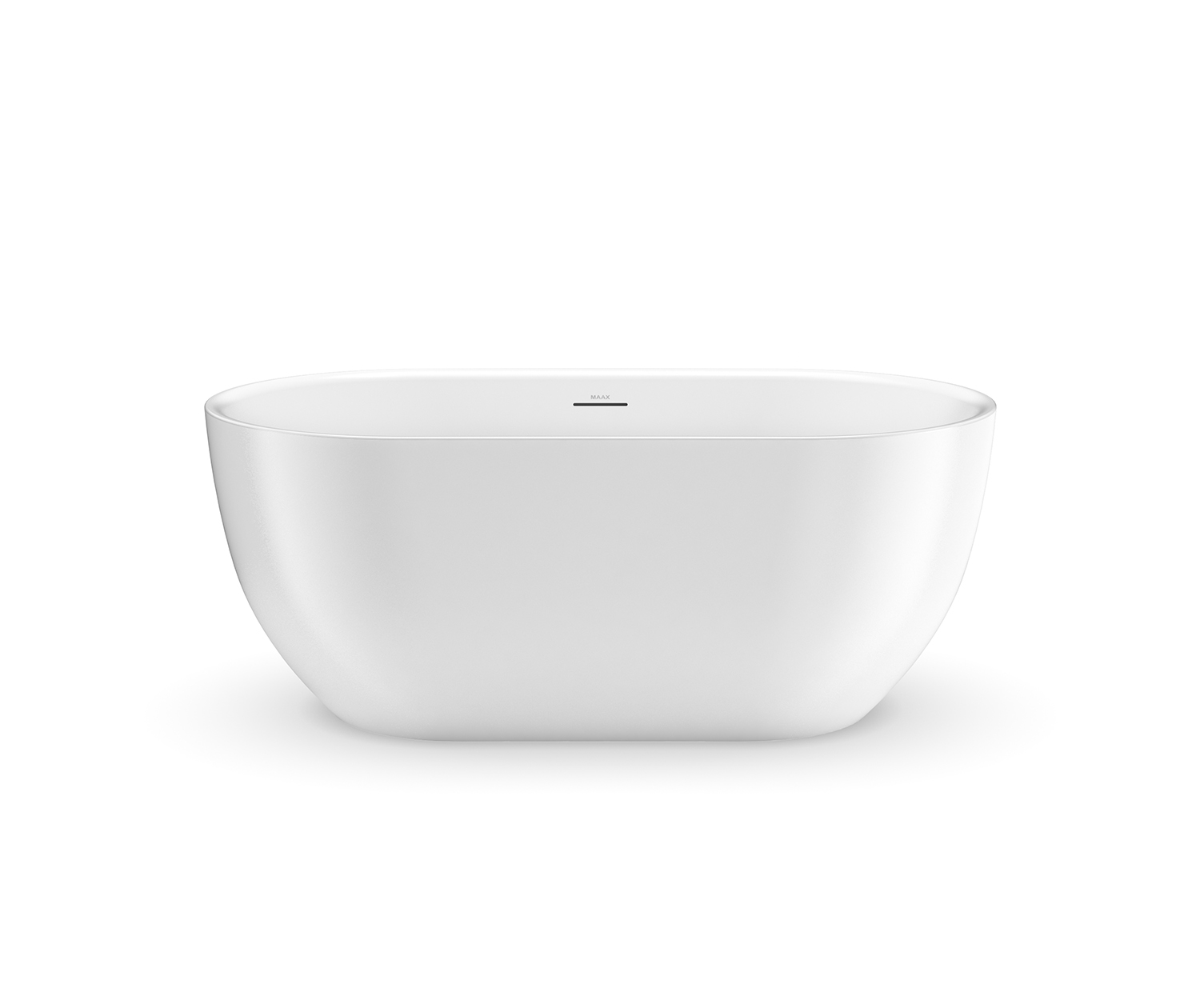 Tosca 5932 Acrylic Freestanding Center Drain Bathtub in White with