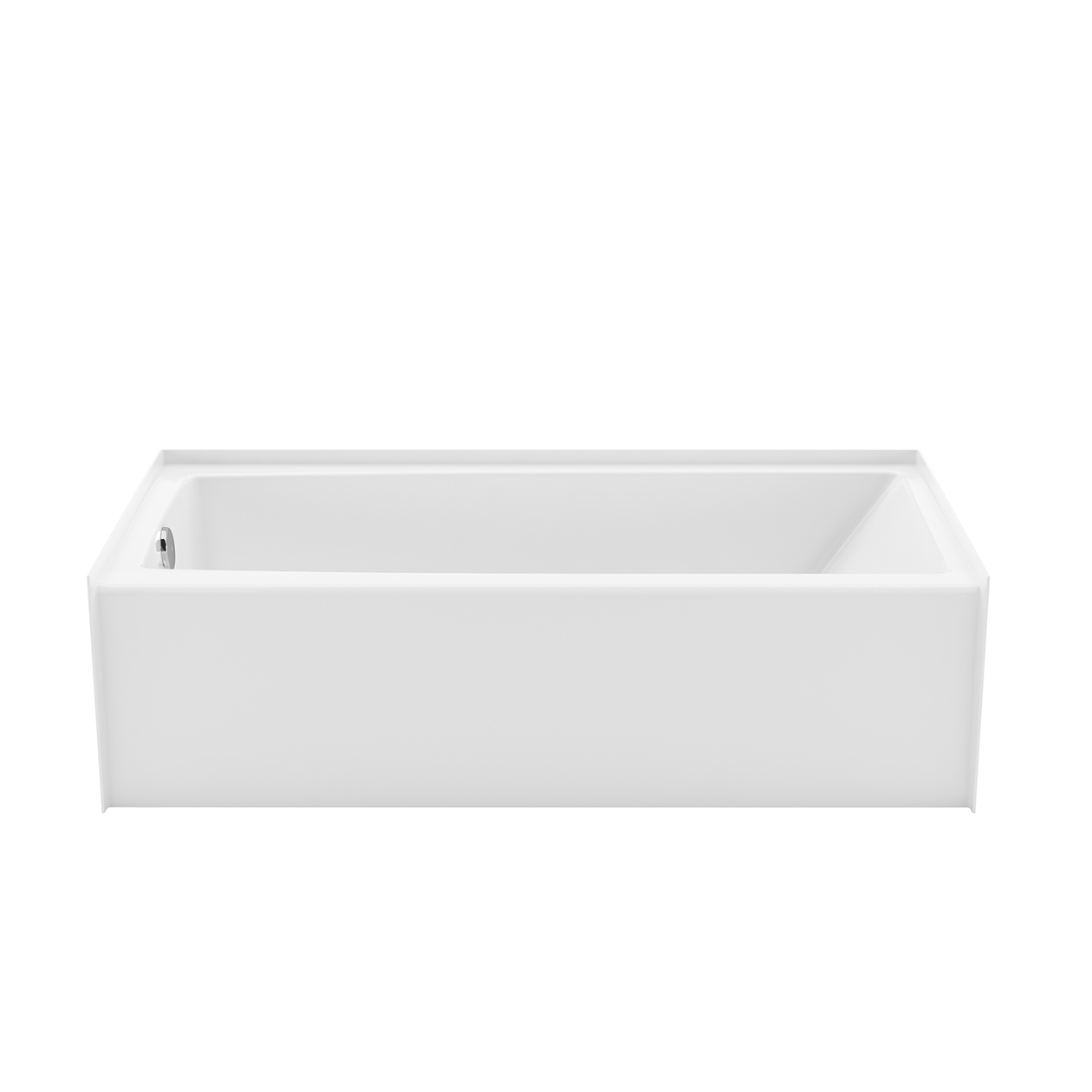Jaxi 6030 AcrylX Alcove Right-Hand Drain Bathtub in White Jaxi 6030 AcrylX Alcove Right-Hand Drain Bathtub in White