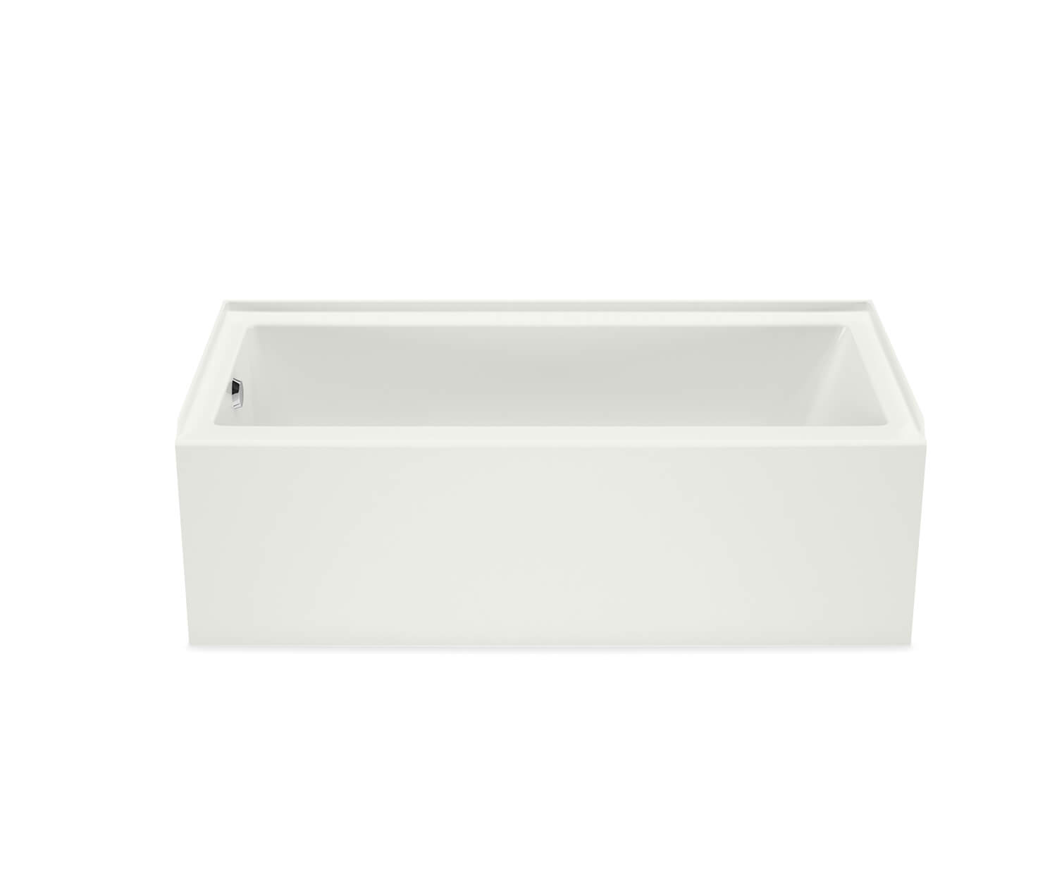 Bosca 6032 Acrylic Alcove Right-Hand Drain Bathtub in White | Bath