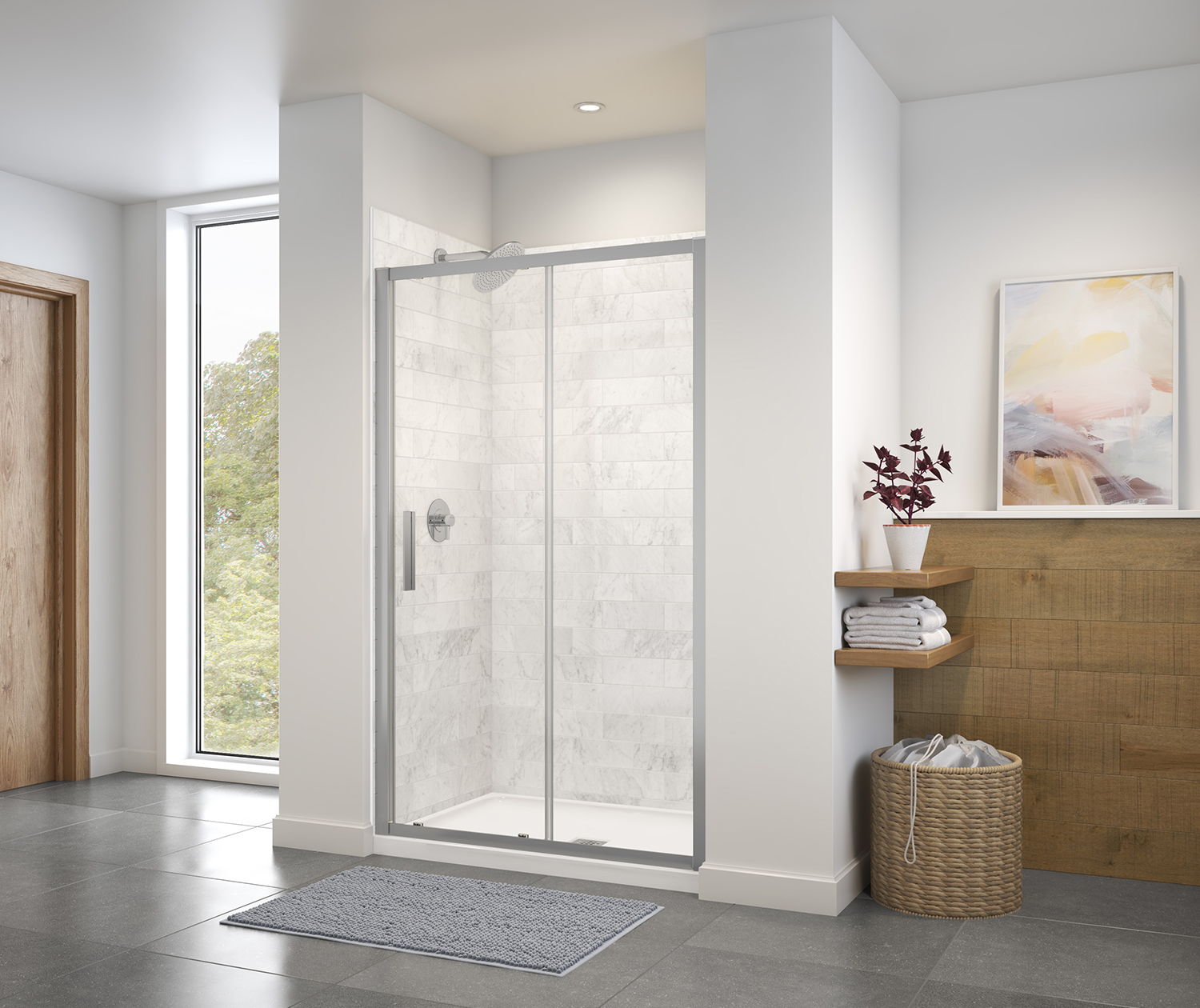 Sliding Shower Door - American Shower Glass