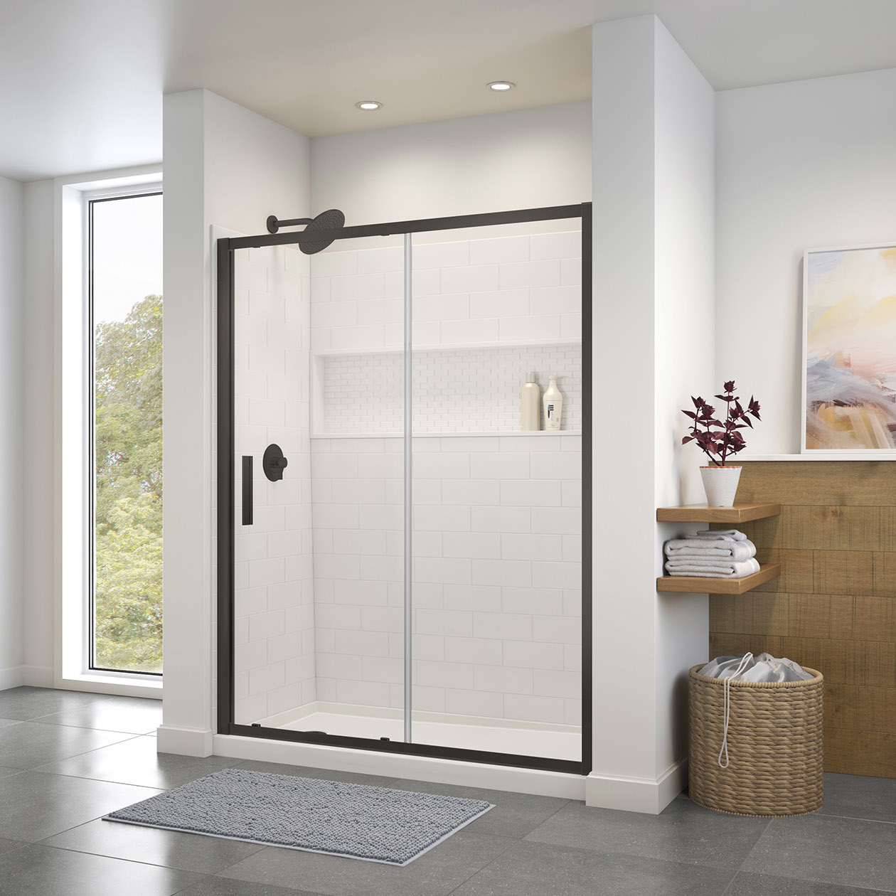 Sliding doors for alcove discount