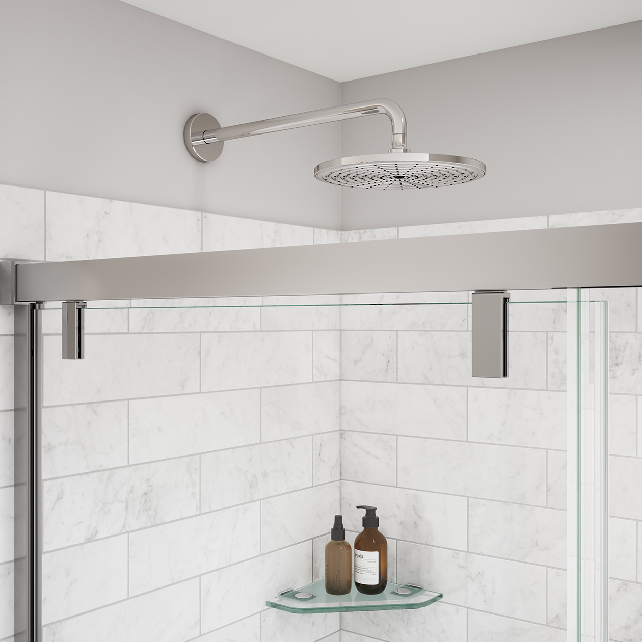 Uptown 44-47 x 76 in. 8 mm Sliding Shower Door for Alcove
