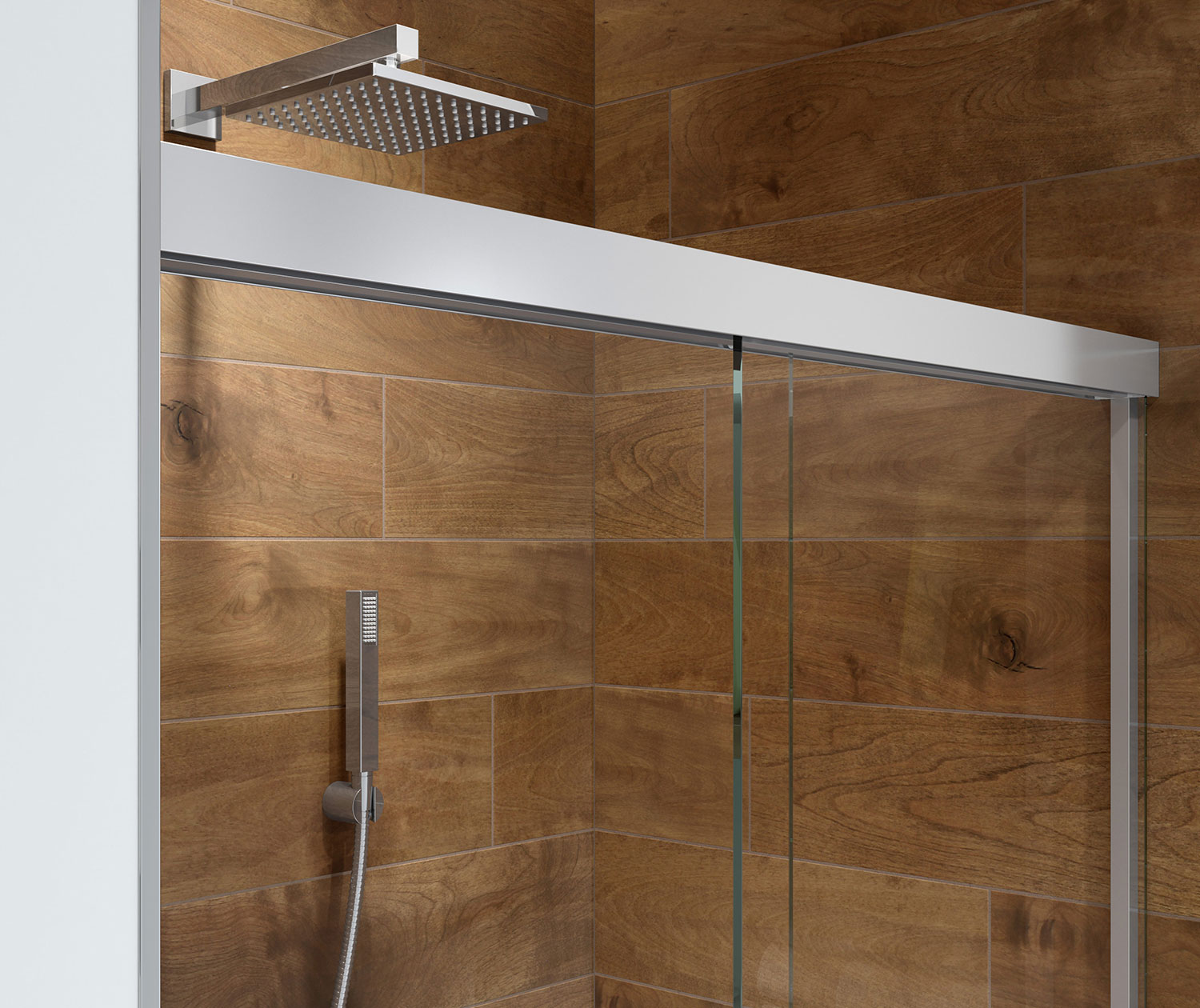 Incognito 76 56-59 x 76 in. 8mm Bypass Shower Door for Alcove