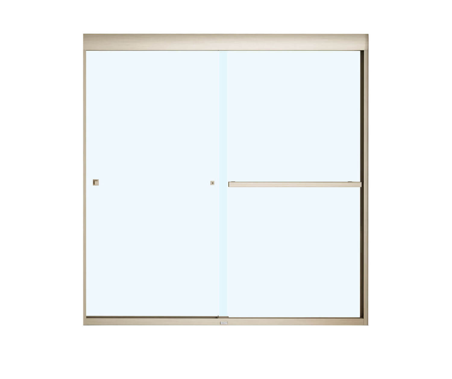 Aura 55-59 x 57 in. 8 mm Bypass Tub Door for Alcove Installation 