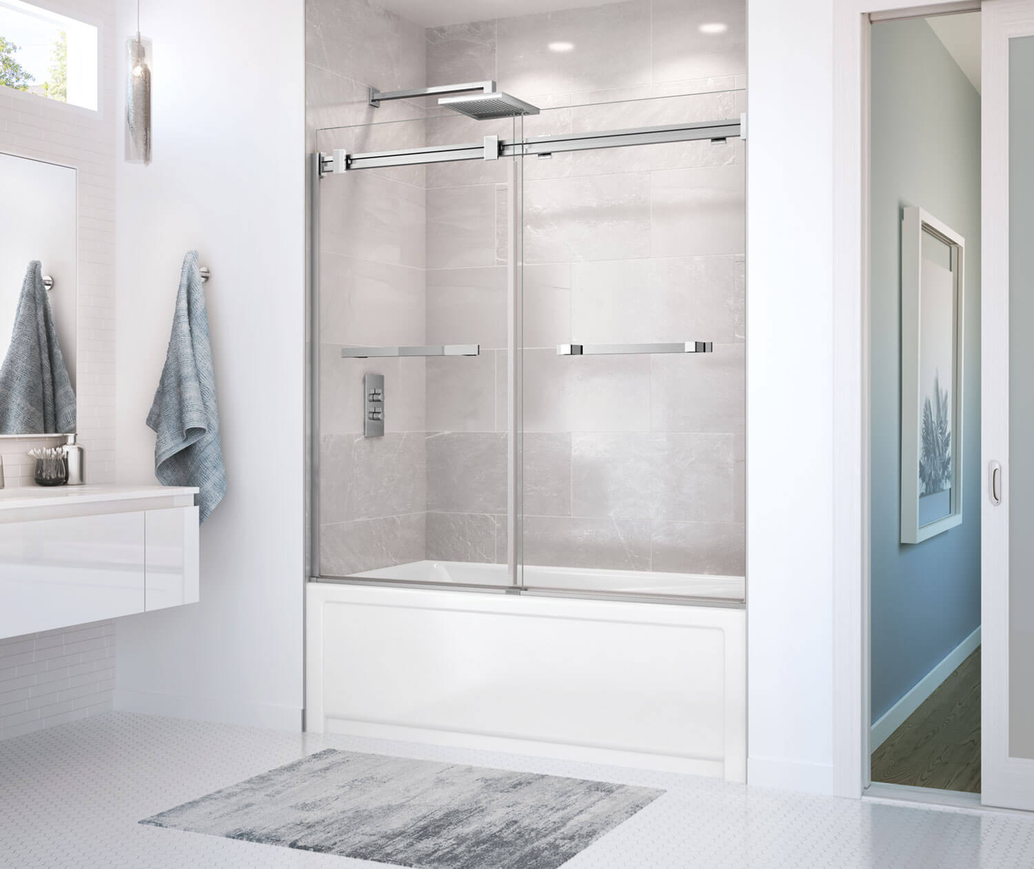Shower Door, How To Install Sliding Bathtub Doors