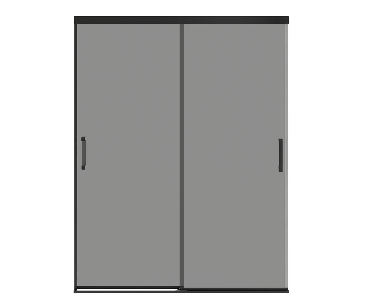 Incognito 76 Smoke 56-59 x 76 in. 8mm Bypass Shower Door for 